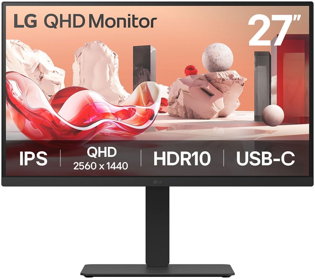 LG LED-Monitor "27BA75QB", B:61,35cm T:6,3cmschwarz, Monitore