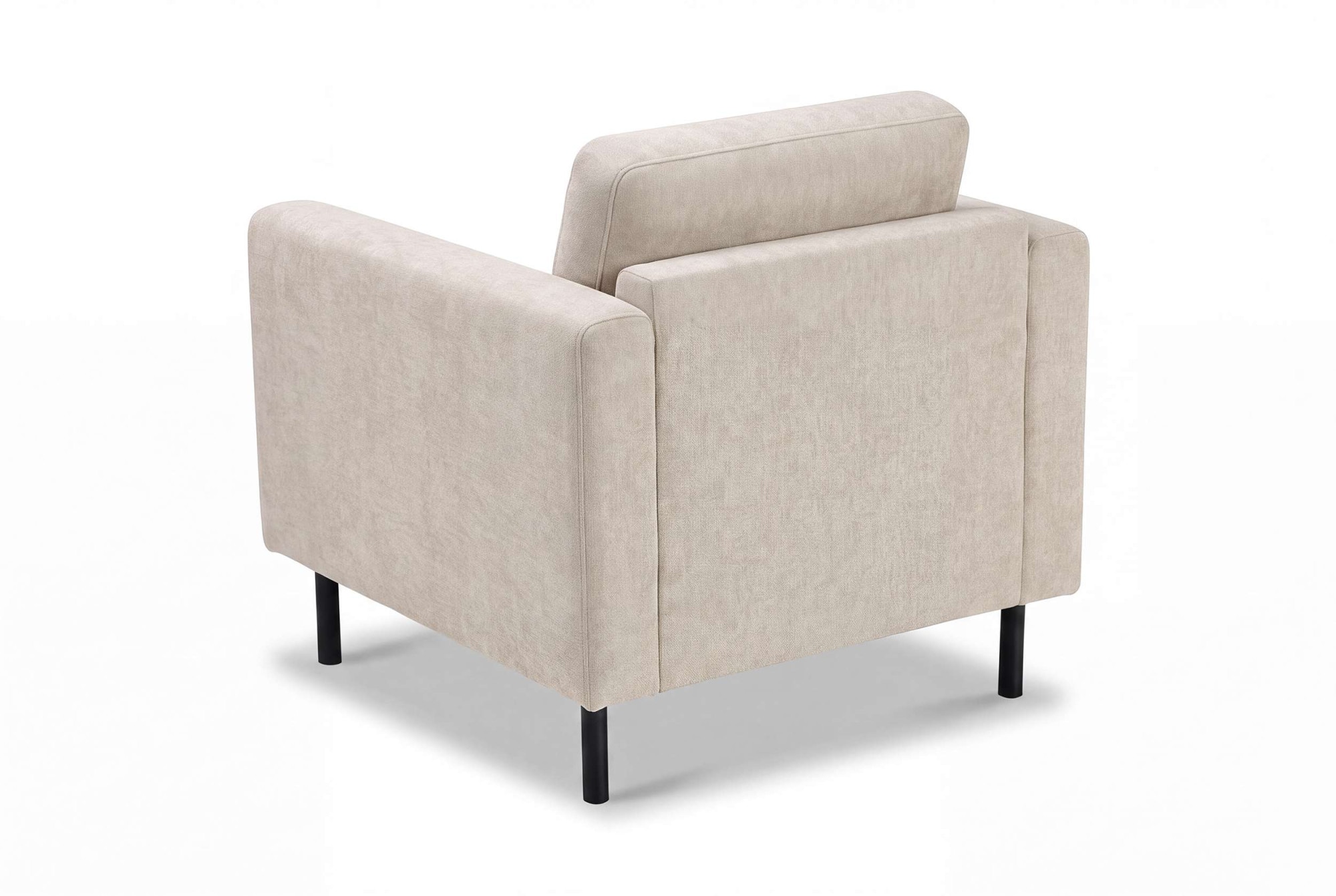 OTTO home Sessel »Sveeva, Breite 78 cm, schwarze Metallfüße« langlebiger Strukturstoff, viele Farben zur Auswahl
