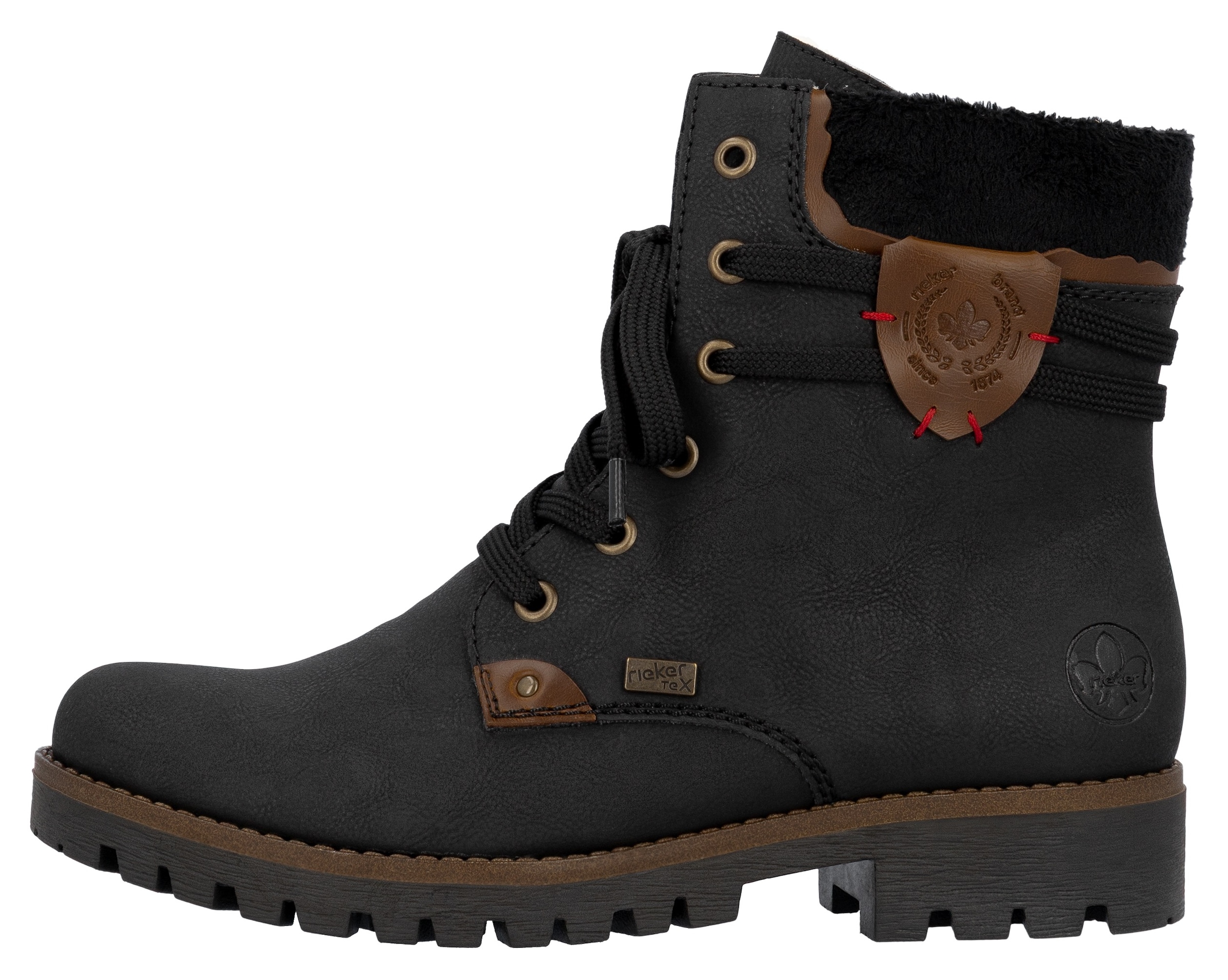 Rieker Winterboots, Winterstiefelette, Schnürstiefelette, Boots mit Tex-Ausstattung