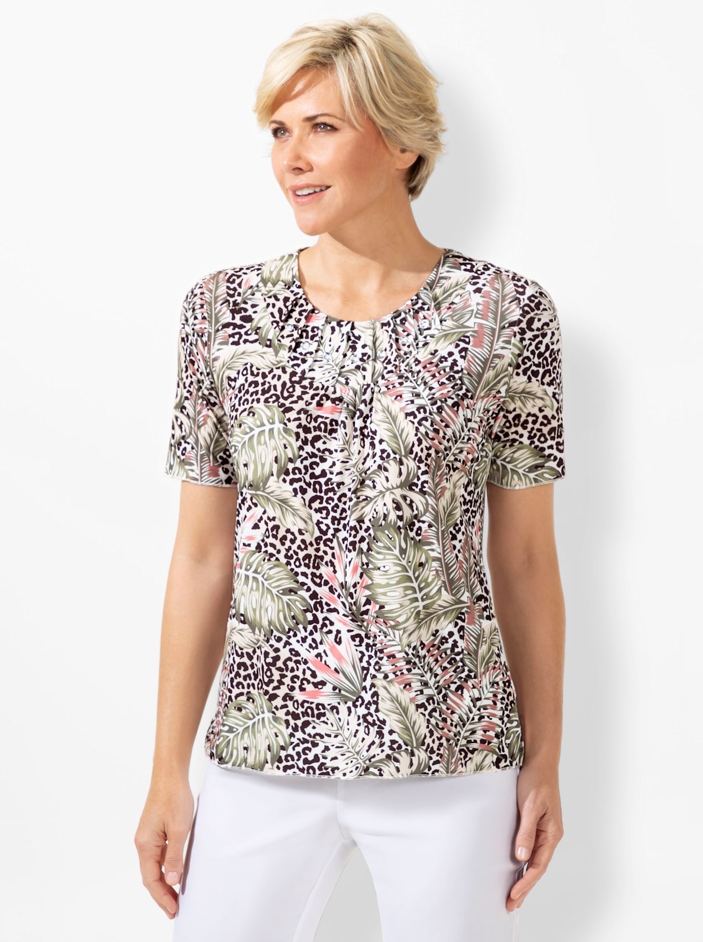 Lady Rundhalsshirt "Shirt" 1 Stk. tlg. günstig online kaufen