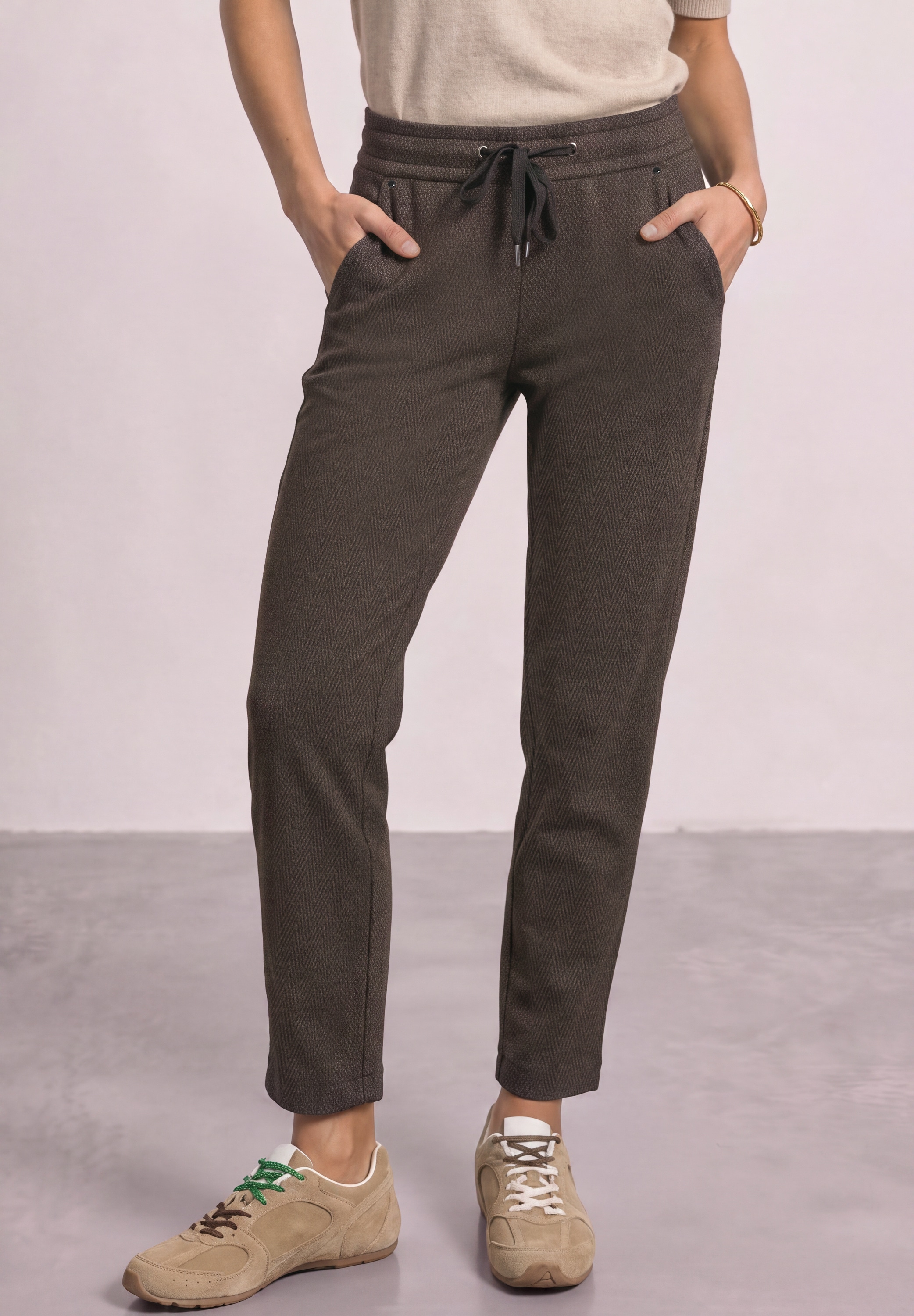 STREET ONE Jerseyhose Middle Waist