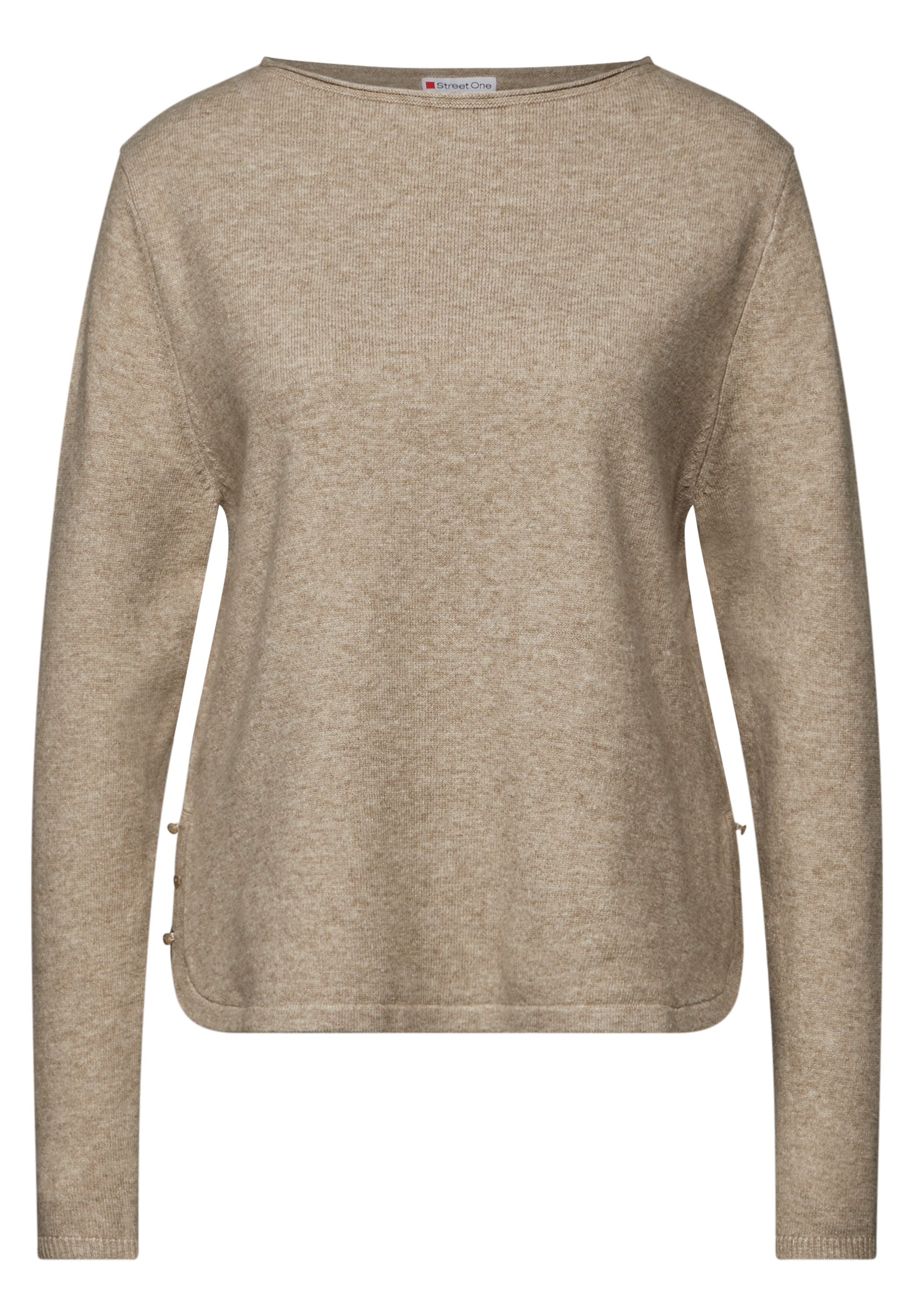 STREET ONE Strickpullover, mit U-Boot-Ausschnitt