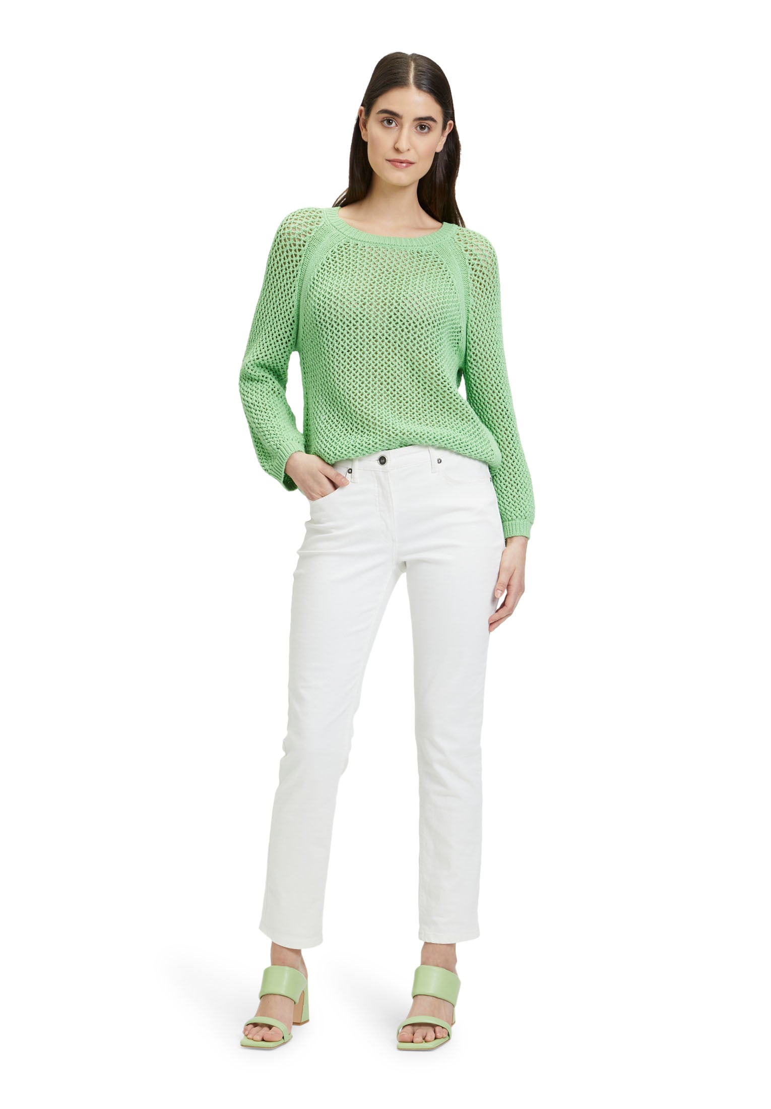 Betty Barclay Strickpullover »Betty Barclay Grobstrick-Pullover mit Strickdetails«, (1 tlg.), Strick