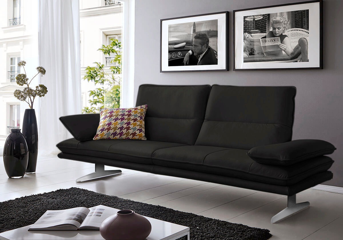 Thumbnail - W.SCHILLIG 2,5-Sitzer "broadway Designsofa mit hohem Sitzkomfort", Sitztiefenverstellung, Kopfteil- & Seitenteilverstell...