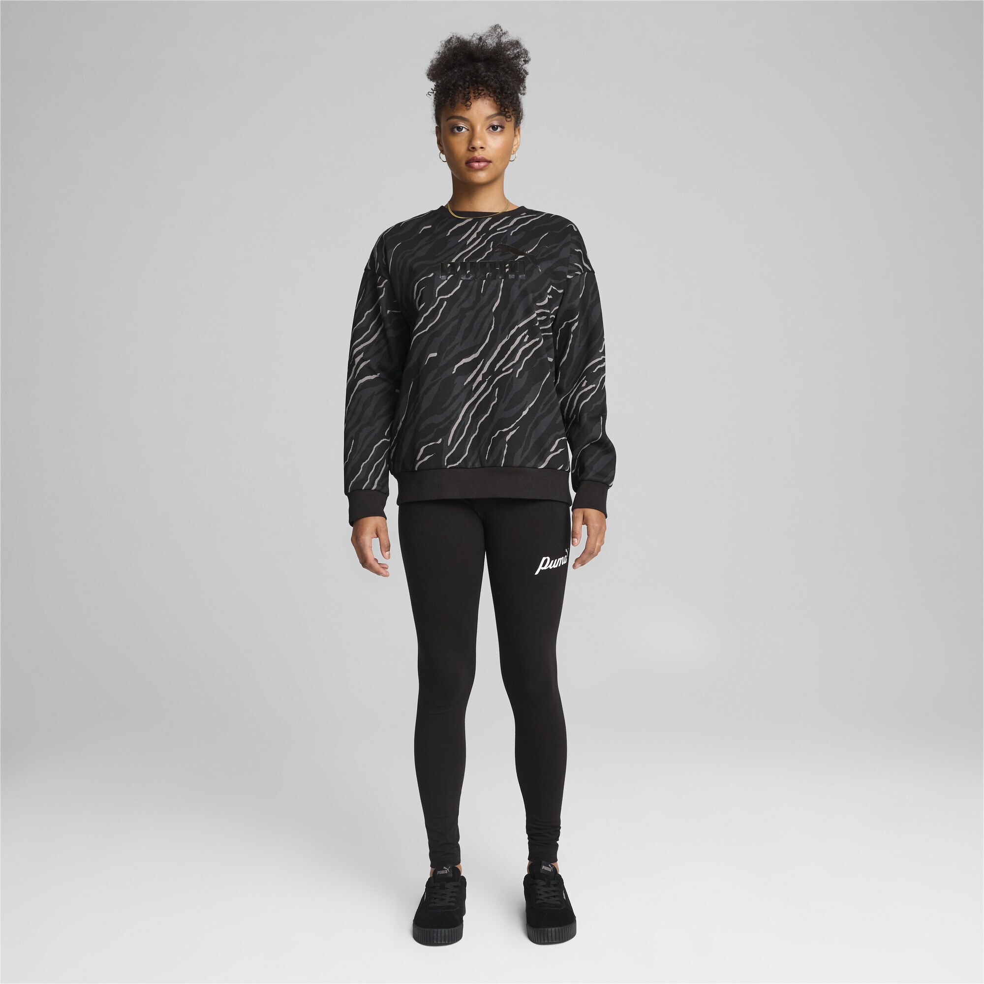 PUMA Sweatshirt »ESS+ ANIMAL Graphic Rundhalsshirt Damen«