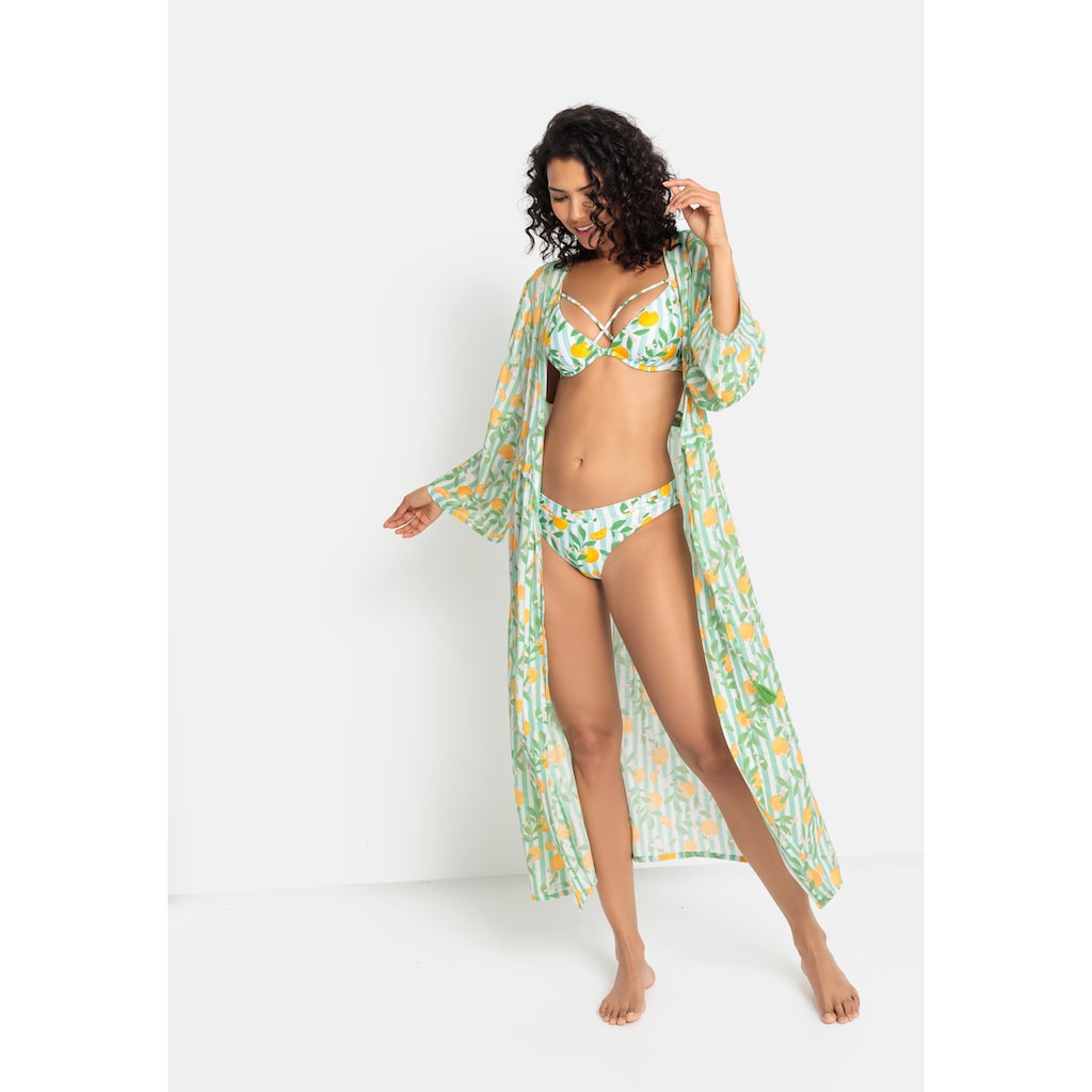 Buffalo Strandkleid, im Kimono-Style