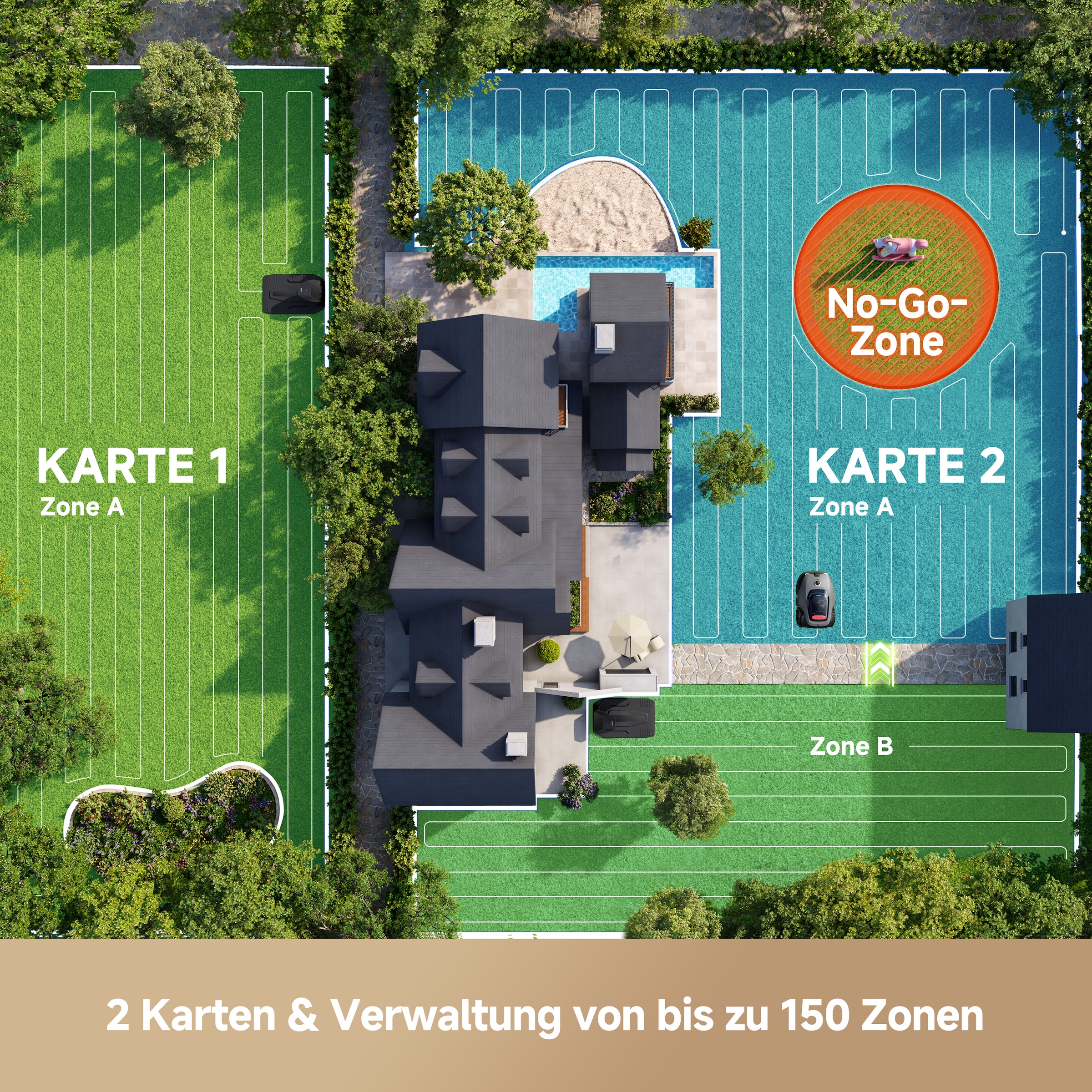 Mova Rasenmähroboter »Lidax Ultra 1200«