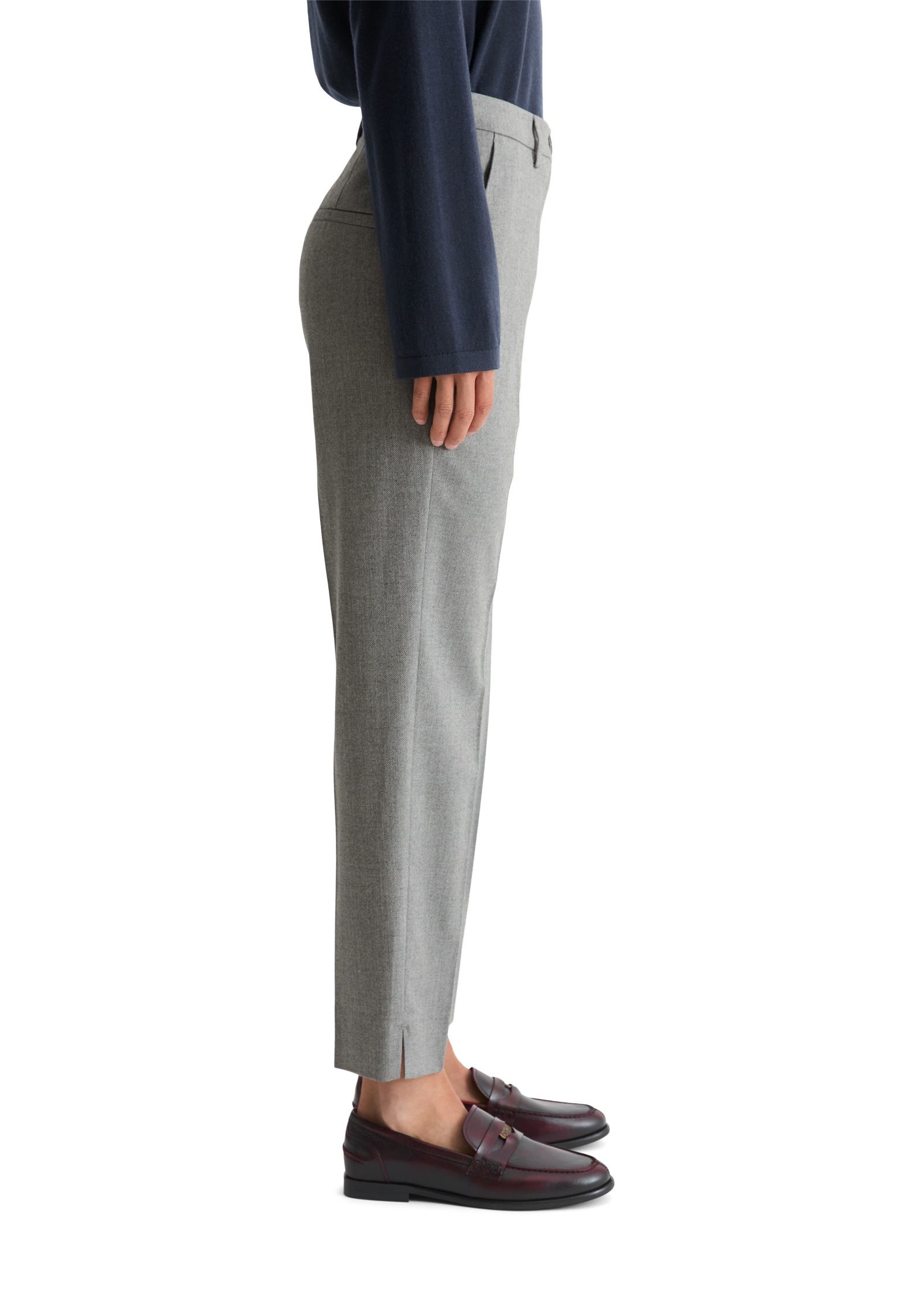 Marc O'Polo Chinohose »aus garngefärbtem Polyester-Viskose-Mix«
