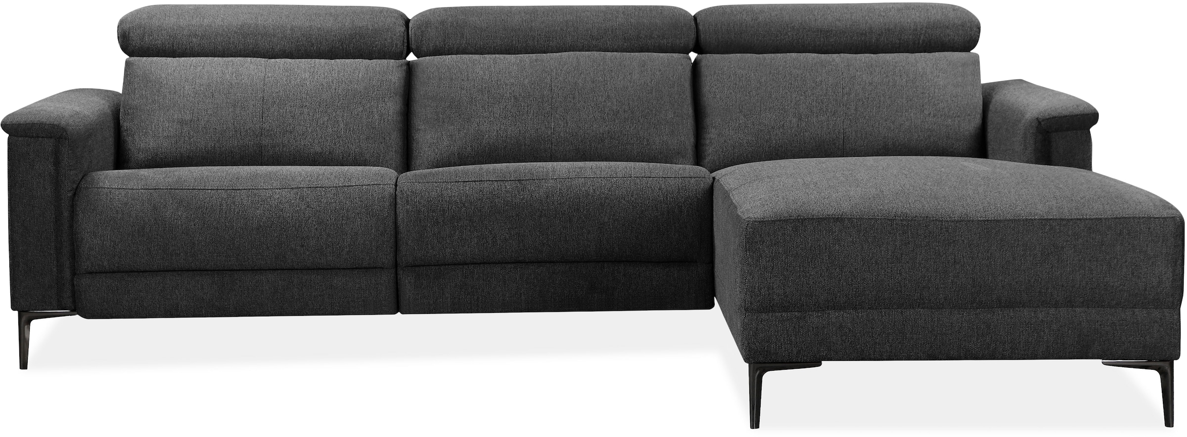 Home affaire Ecksofa "LUND, L-Form, 261cm, man. o. elektr. Relaxfunktion (m günstig online kaufen