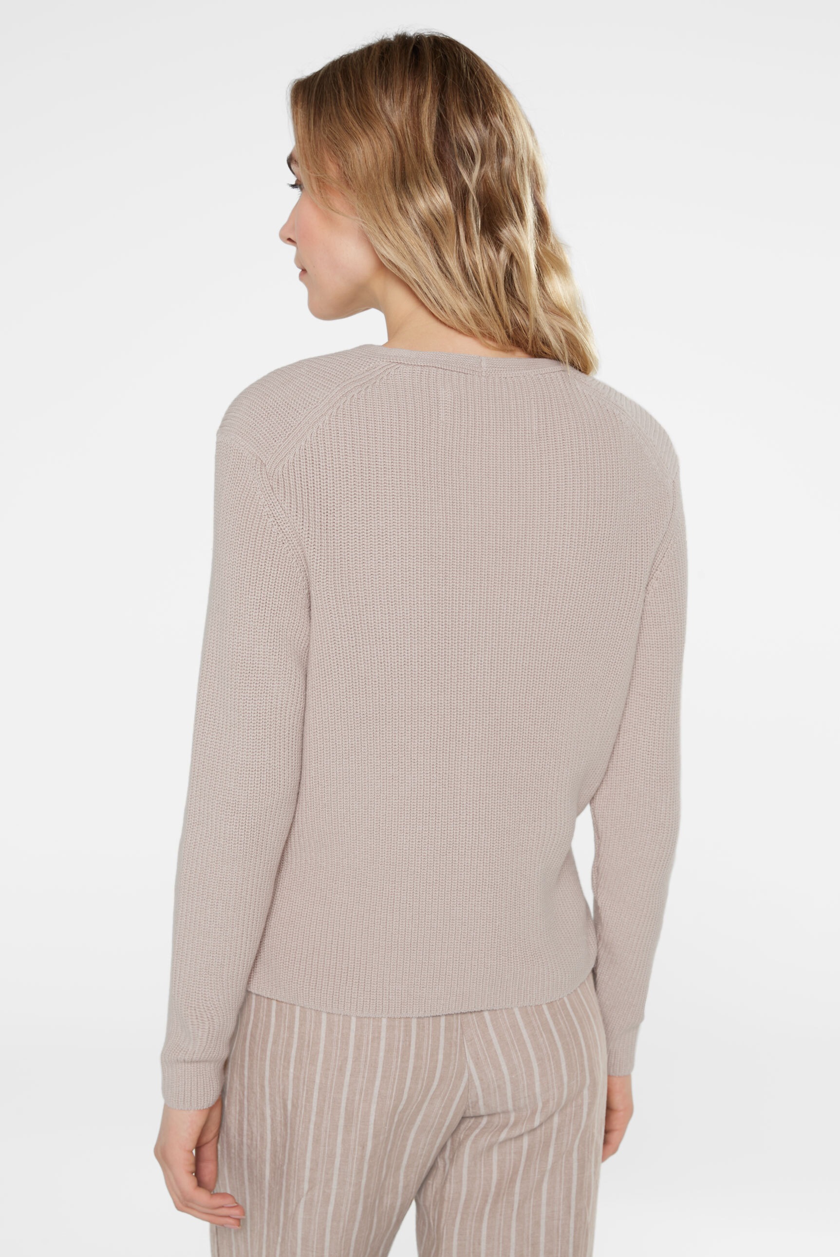 SENSES.THE LABEL Cardigan, im Rippstrickmuster