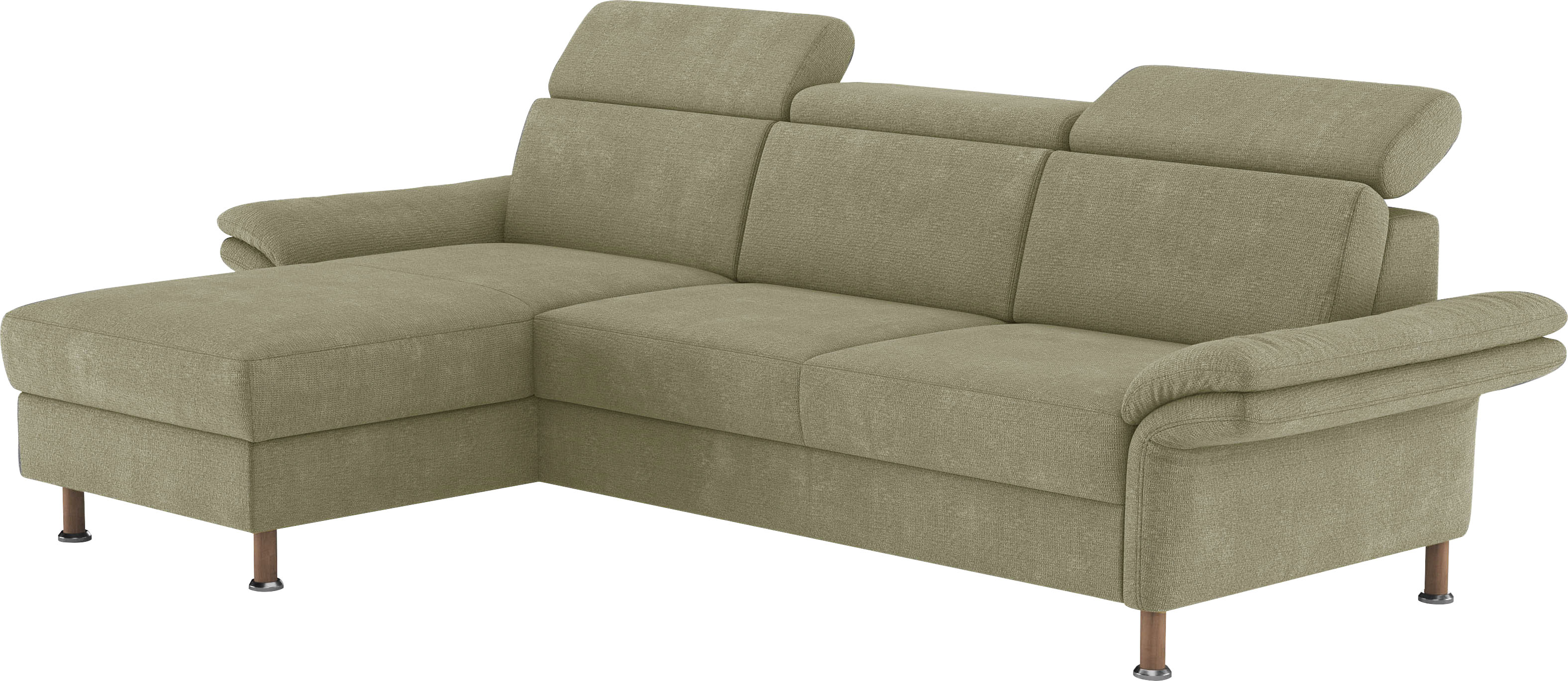 OTTO home Ecksofa "Calypso L-Form" mit motorischen Funktionen im Sofa und Recamiere