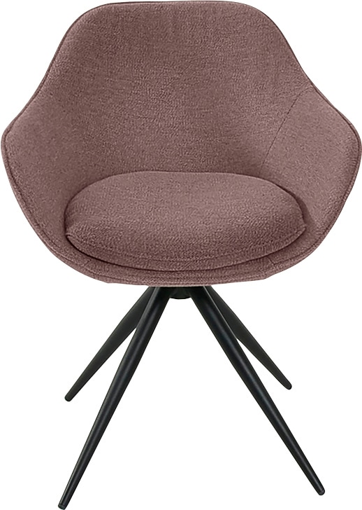 K+W Komfort & Wohnen Drehstuhl "ZOOM" () 4-Fuß Drehstuhl mit Gestell aus Me günstig online kaufen