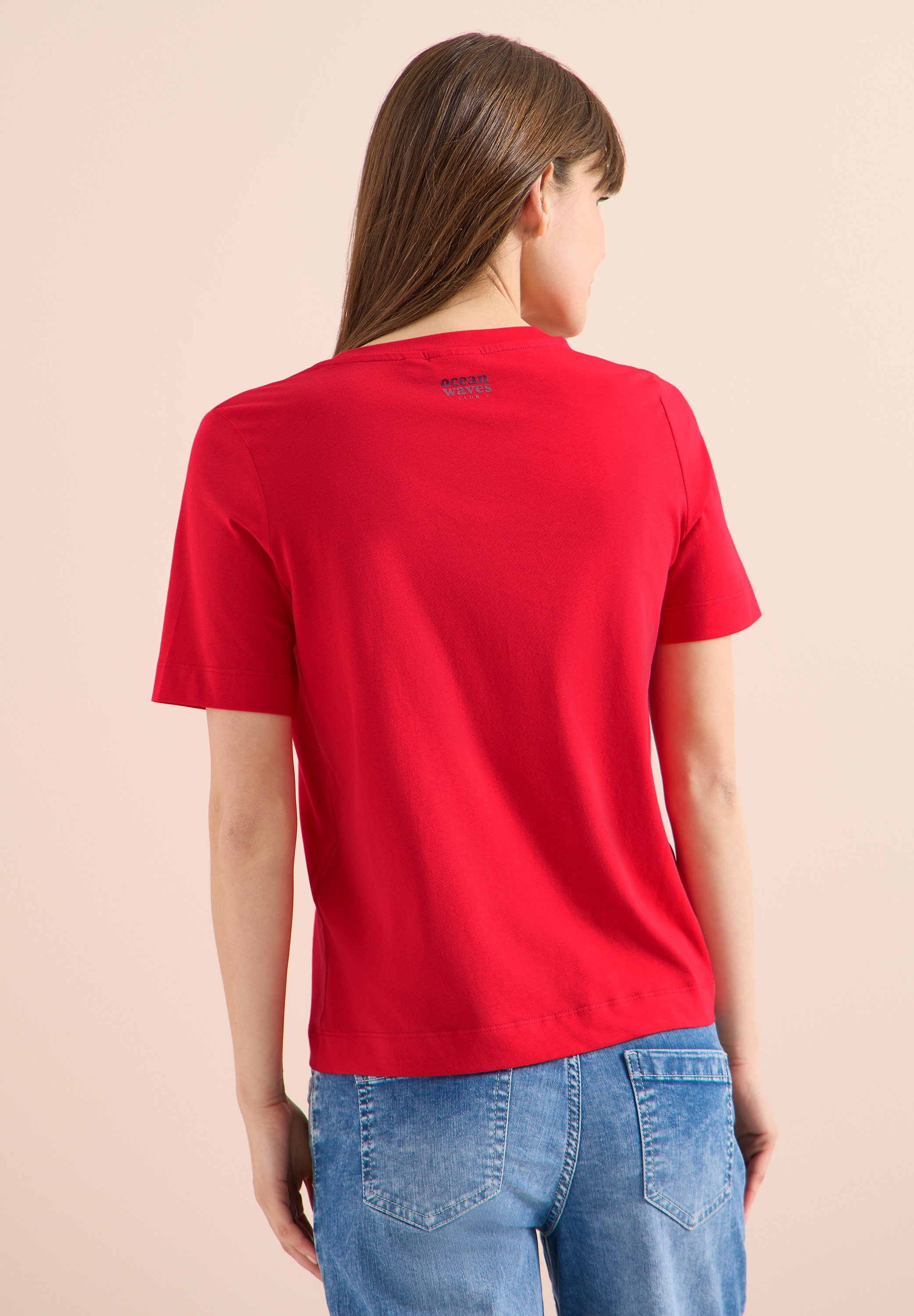 Cecil T-Shirt aus reiner Baumwolle günstig online kaufen