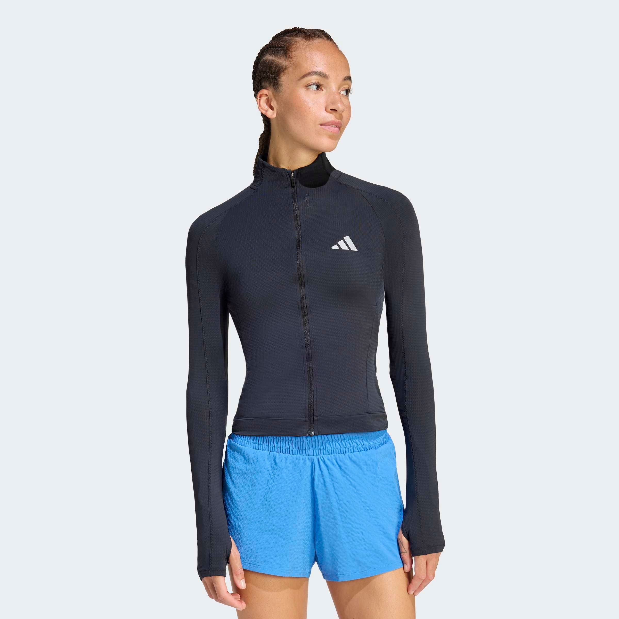 adidas Performance Laufjacke "ADI365 W JC W" mit Reißverschluss, für Laufen, aus Kunstfaser