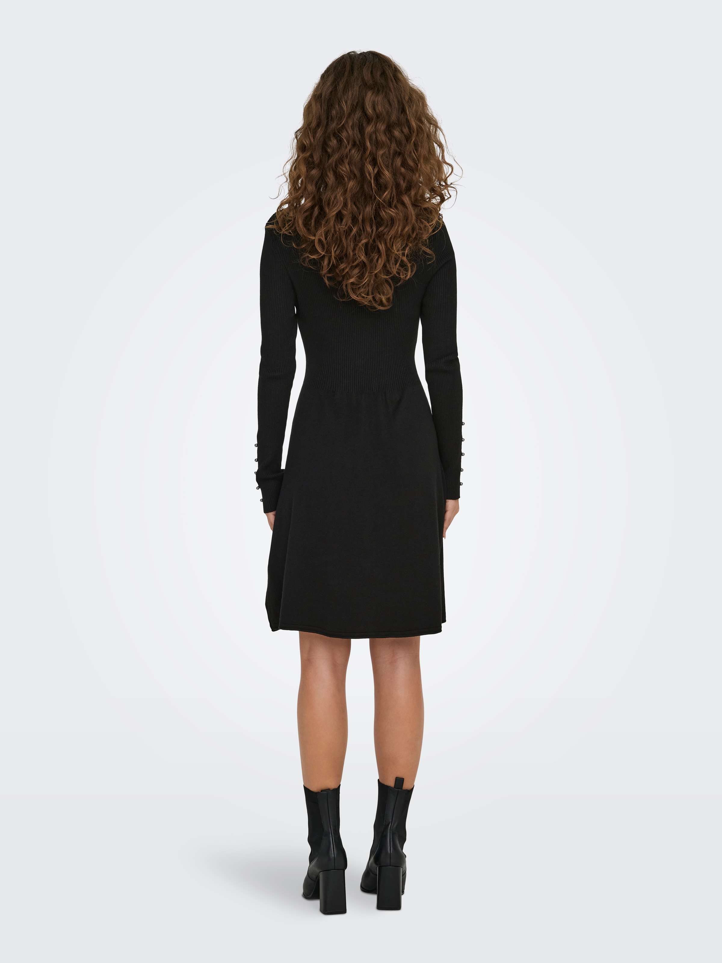 ONLY Midikleid "ONLNATASCHA LS PEARL O-NECK DRESS CC KNT" günstig online kaufen