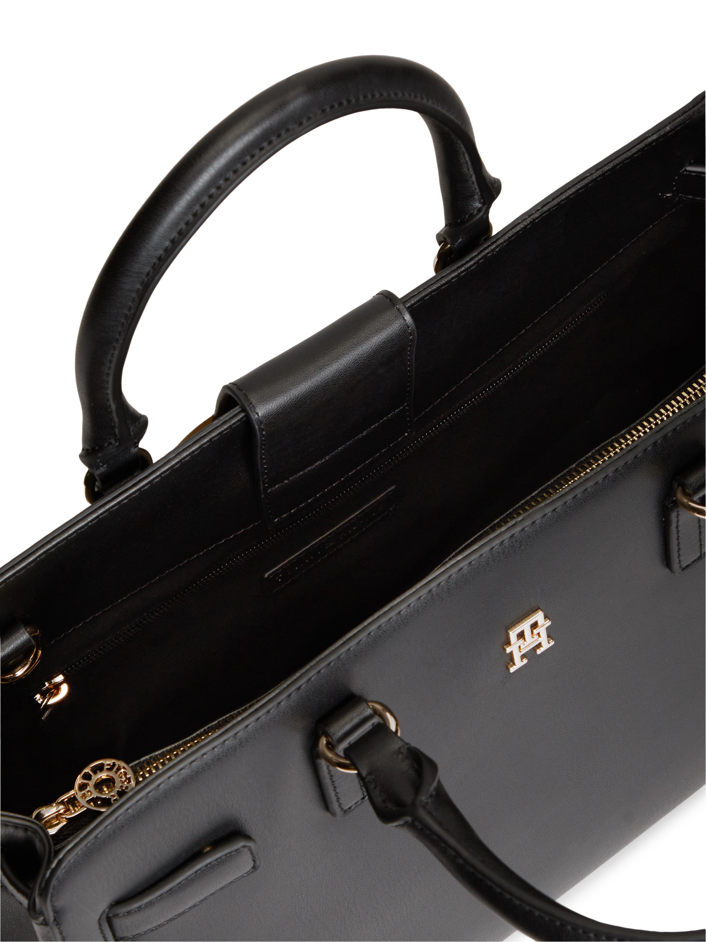 Tommy Hilfiger Handtasche »TH JOY SATCHEL« Damen Schultertasche, Umhängetasche mit TH-Logo
