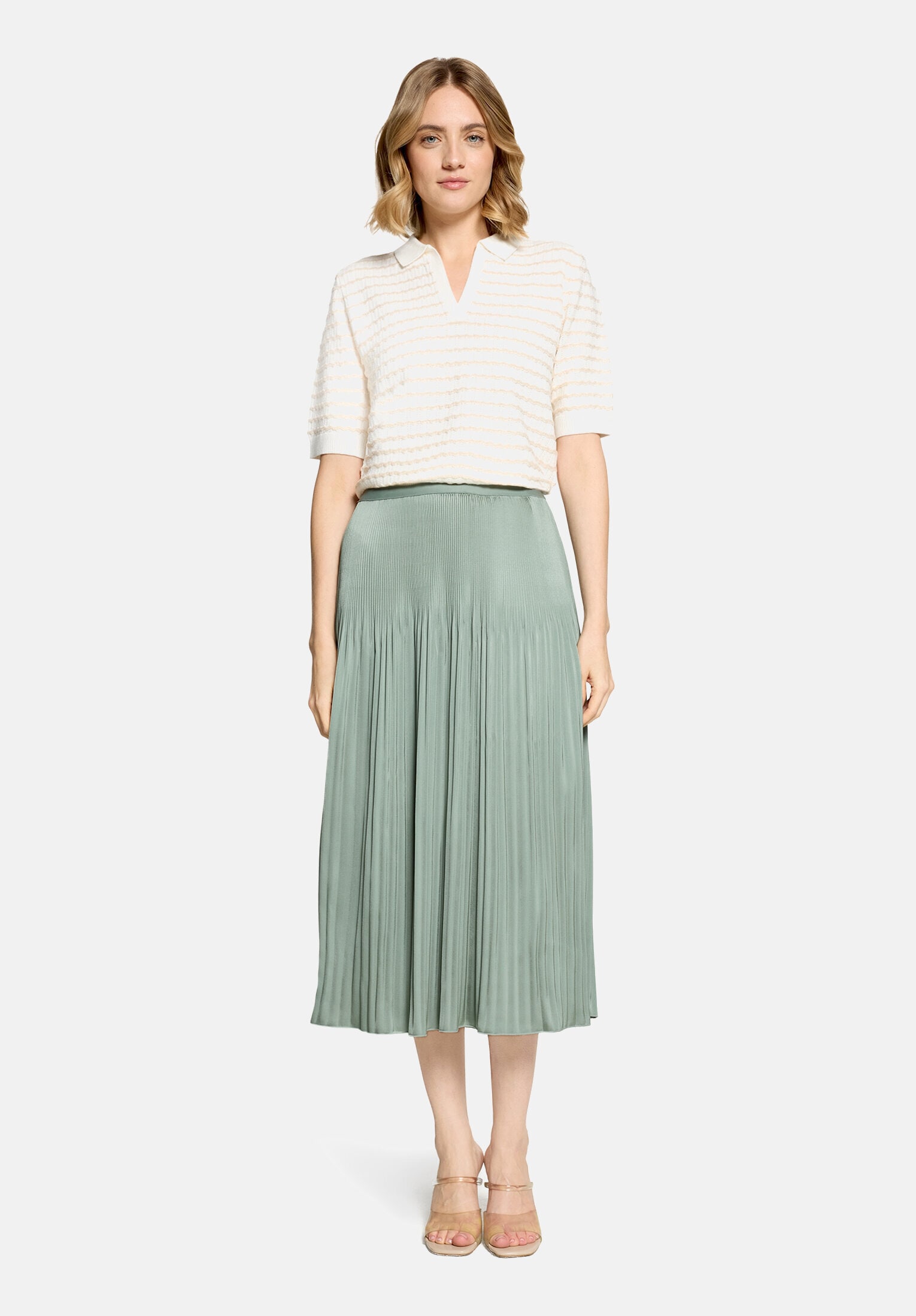 Betty&Co Midirock »Damen mit Plissee« Plissee
