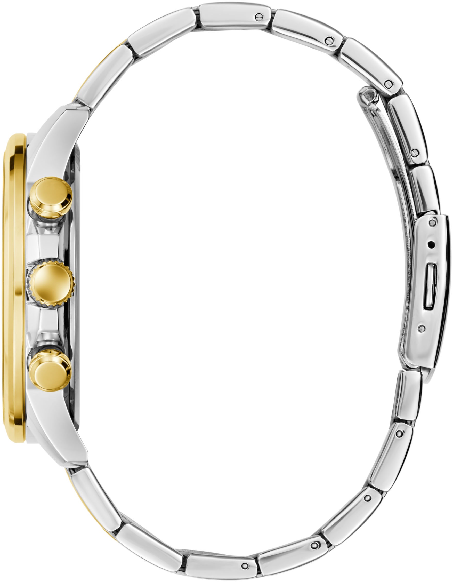 Guess Multifunktionsuhr »WALKER«, Quarzuhr, Armbanduhr, Herrenuhr, Datum, Wochentag, Edelstahlarmband
