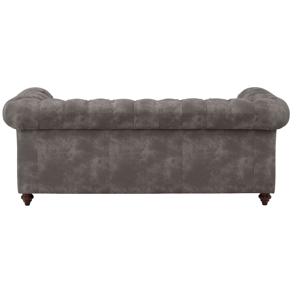 Home affaire Chesterfield-Sofa »Chesterfield 3-Sitzer B/T/H: 198/89/74 cm«