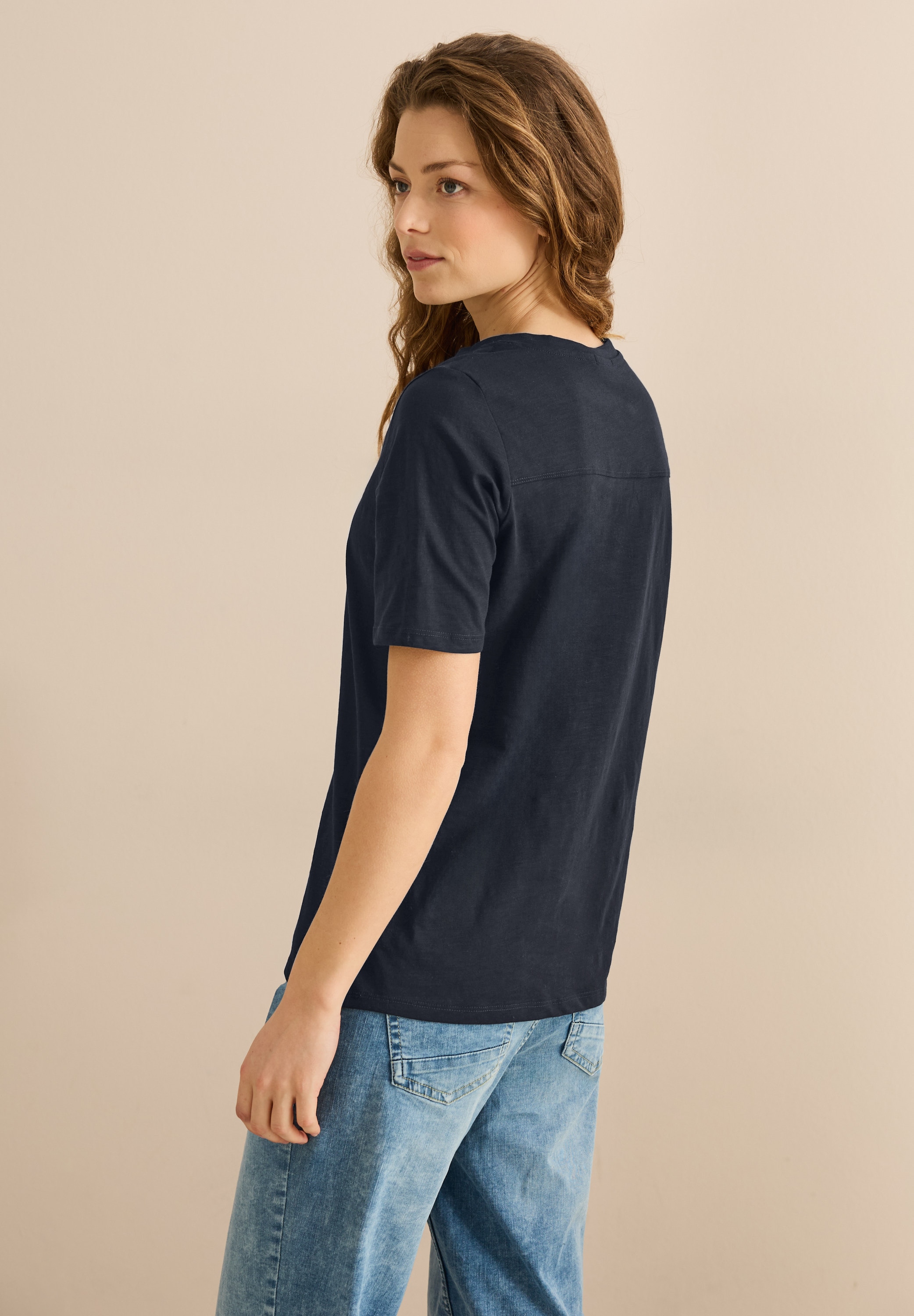 Cecil T-Shirt, aus reiner Baumwolle
