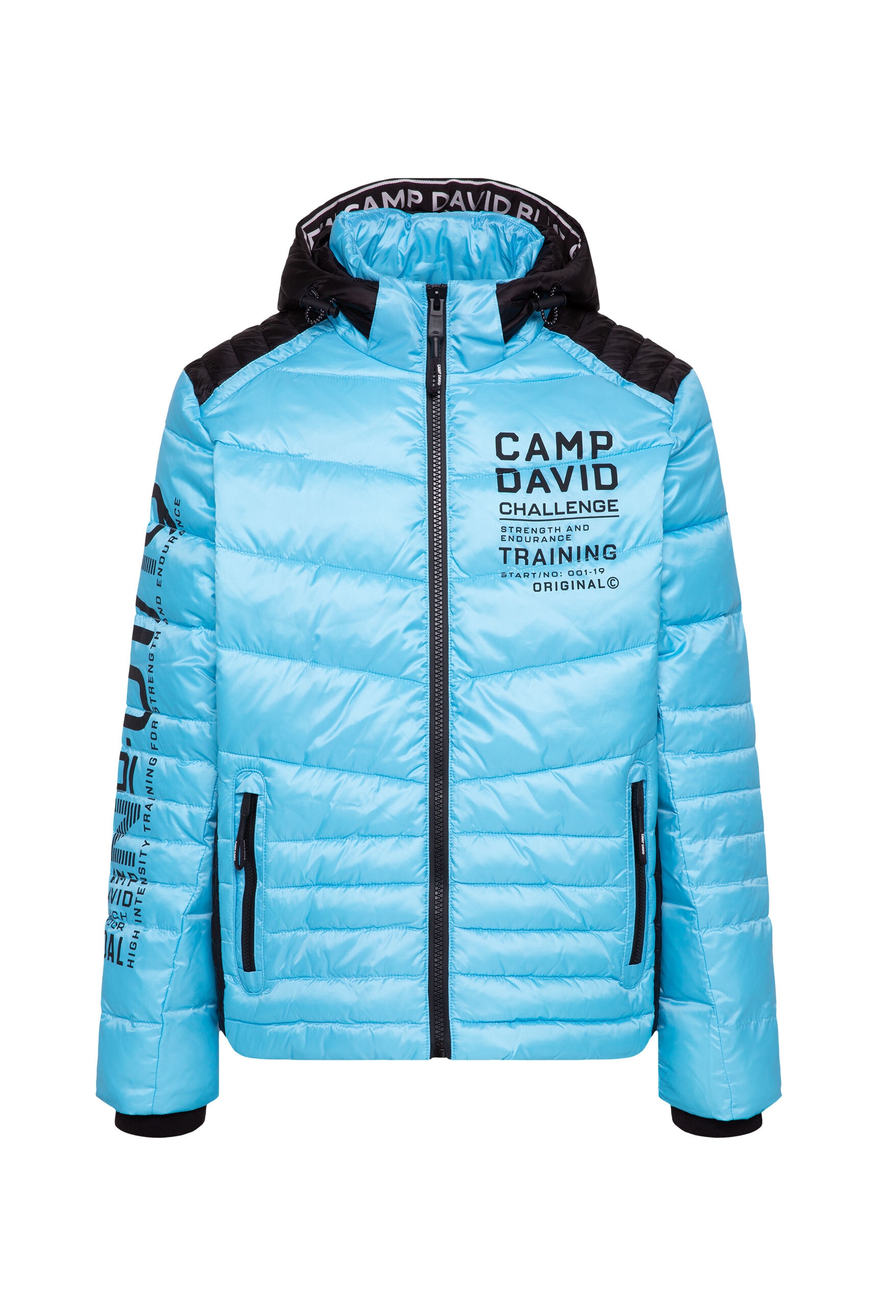 CAMP DAVID Winterjacke mit Kapuze mit abtrennbarer Kapuze
