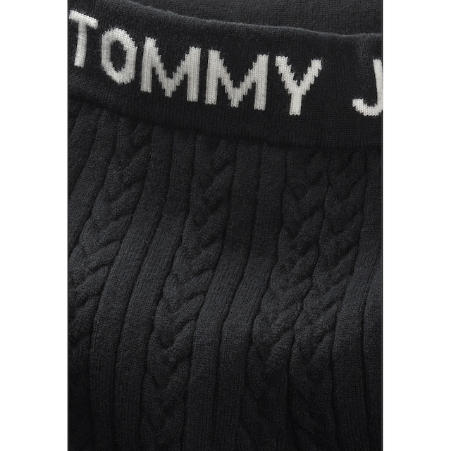 Tommy Jeans Strickhose »TJW CABLE KNIT PANTS«, mit Tommy Jeans Logo-Stickerei  bestellen | BAUR