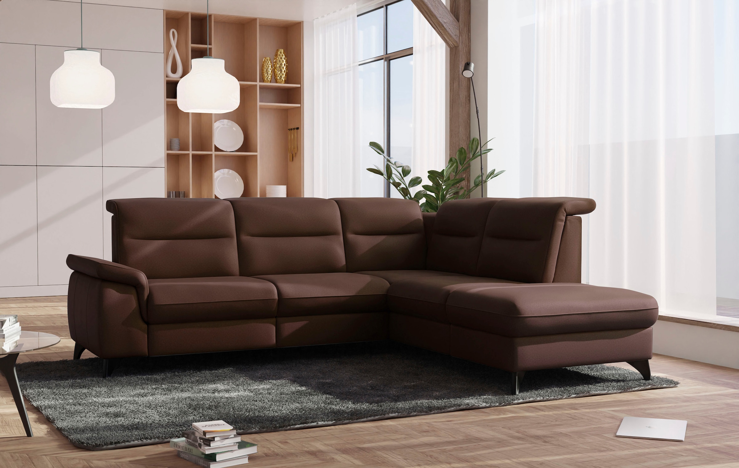 sit&more Ecksofa "Astoria L-Form" wahlweise mit motorischer Relaxfunktion günstig online kaufen