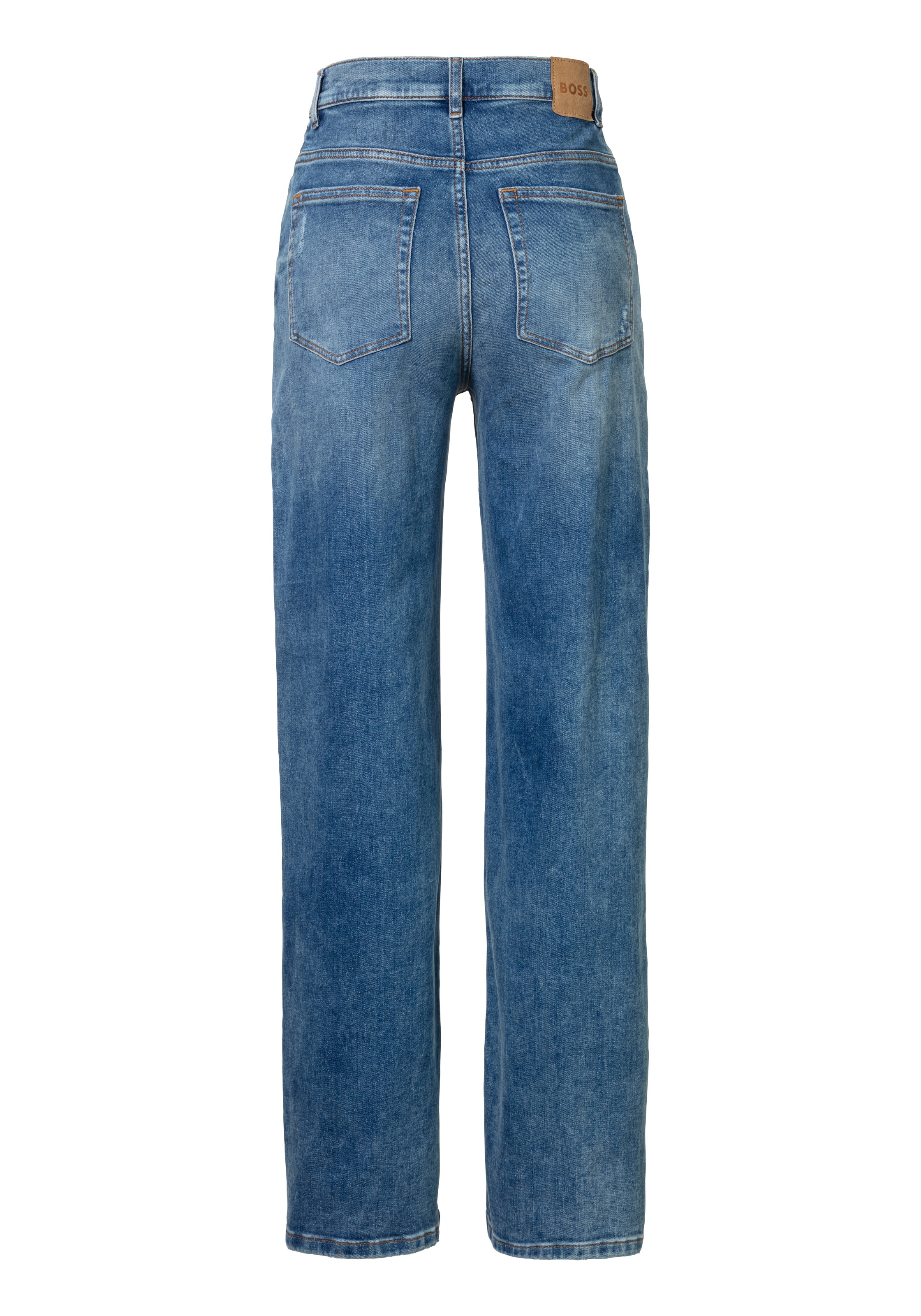 BOSS ORANGE Straight-Jeans "C MARLENE HR 2.0 Premium Damenmode", mit BOSS L günstig online kaufen