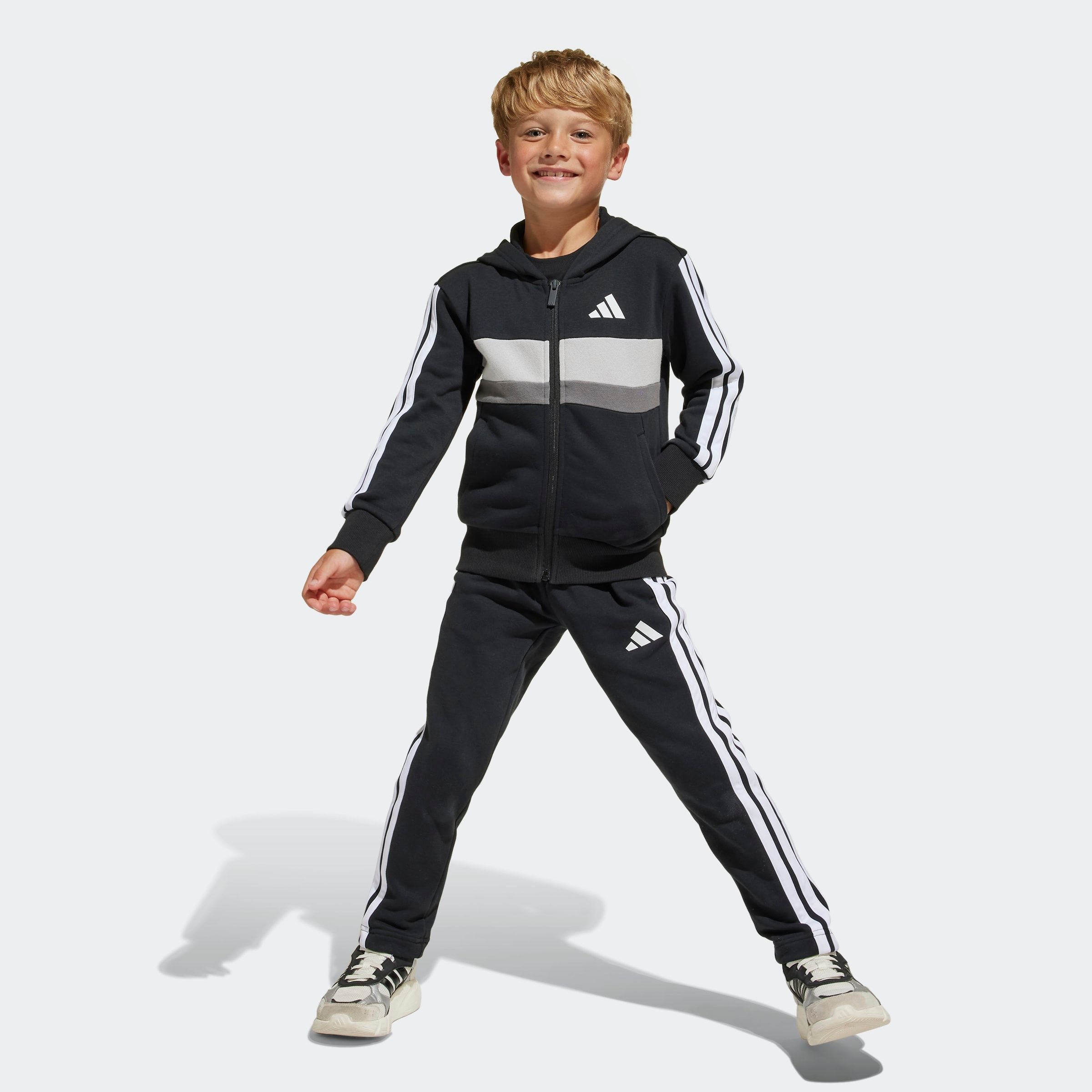 adidas Sportswear Trainingsanzug »LK 3S TIB FL TS«, (2 tlg.)