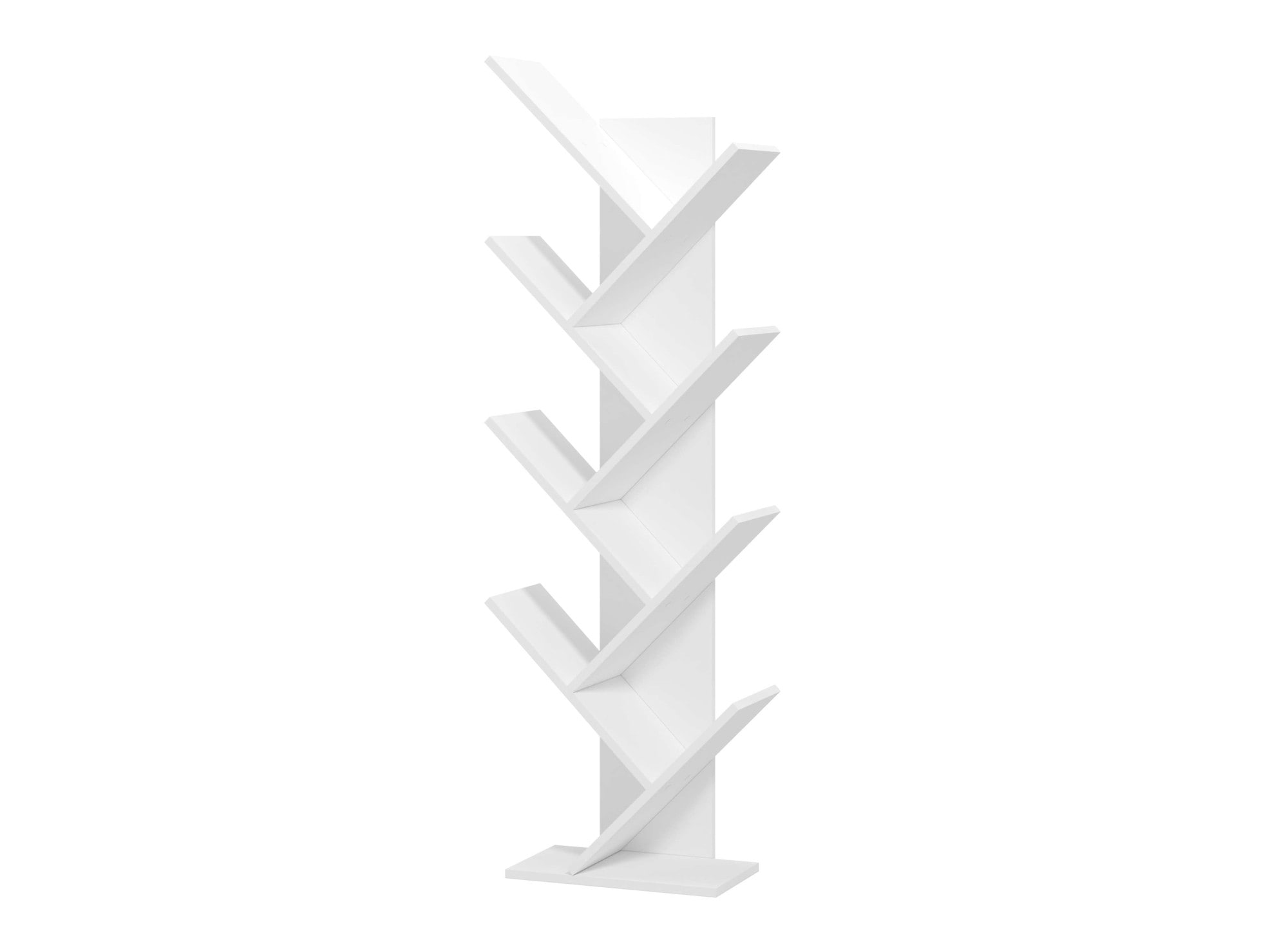 Home affaire Bücherregal »Monopoli, Standregal, Holzdesign, Wandregal, Dekoregal,  Ast-Optik« Modernes Baum-Design Bücherregal in 2 Farben ? stilvoll und kompakt