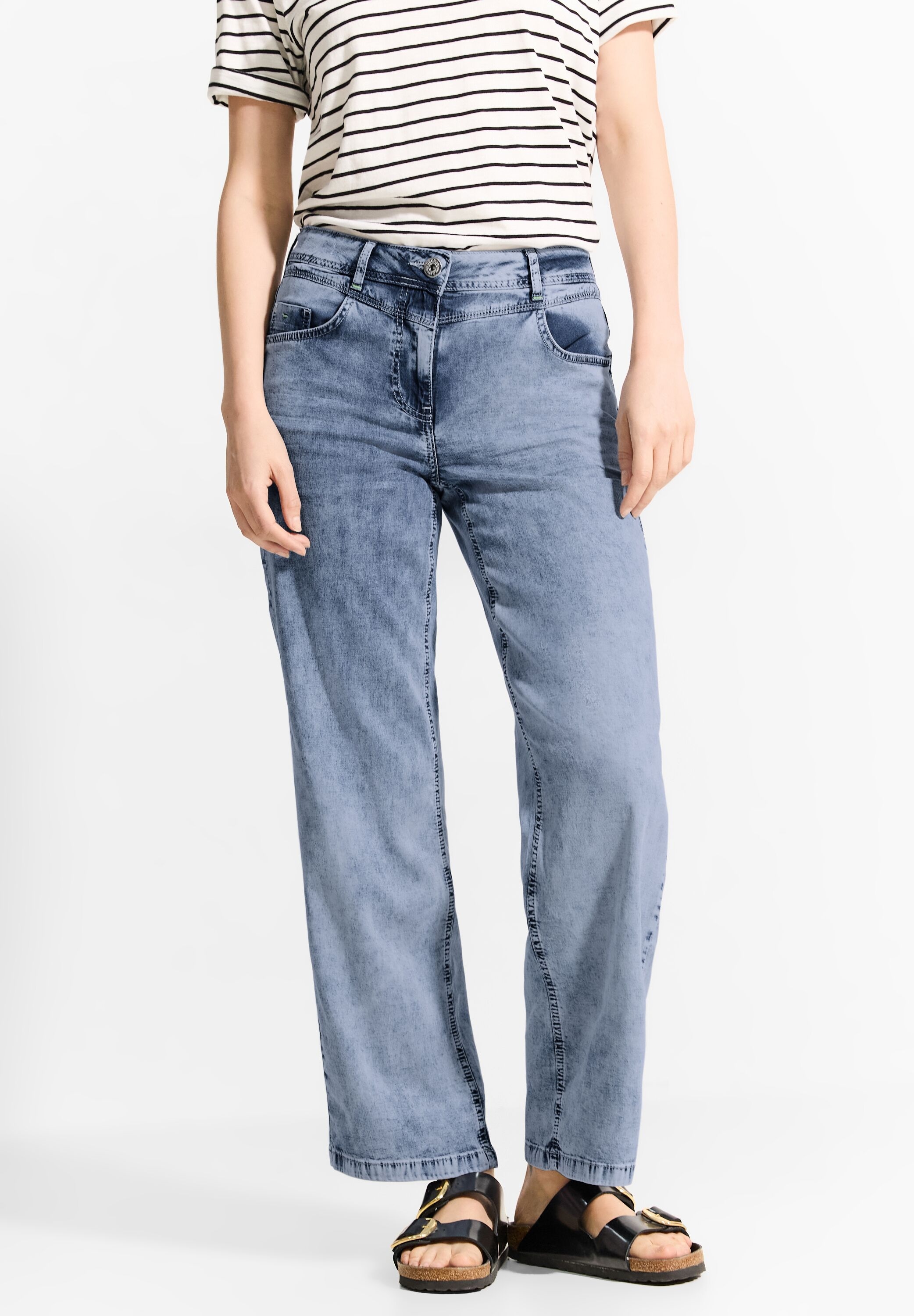 Cecil Weite Jeans "NEELE", mit Stretchanteil