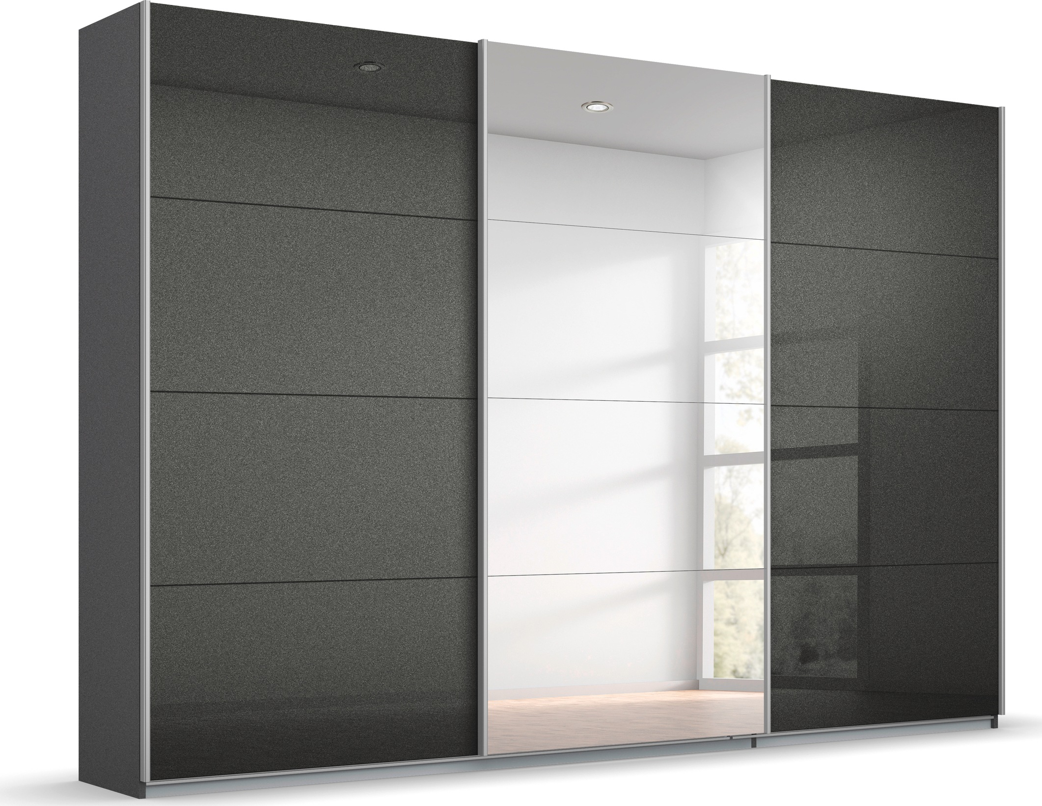 rauch Schwebetürenschrank "Kleiderschrank Schrank Garderobe KOLUNA Hochglan günstig online kaufen