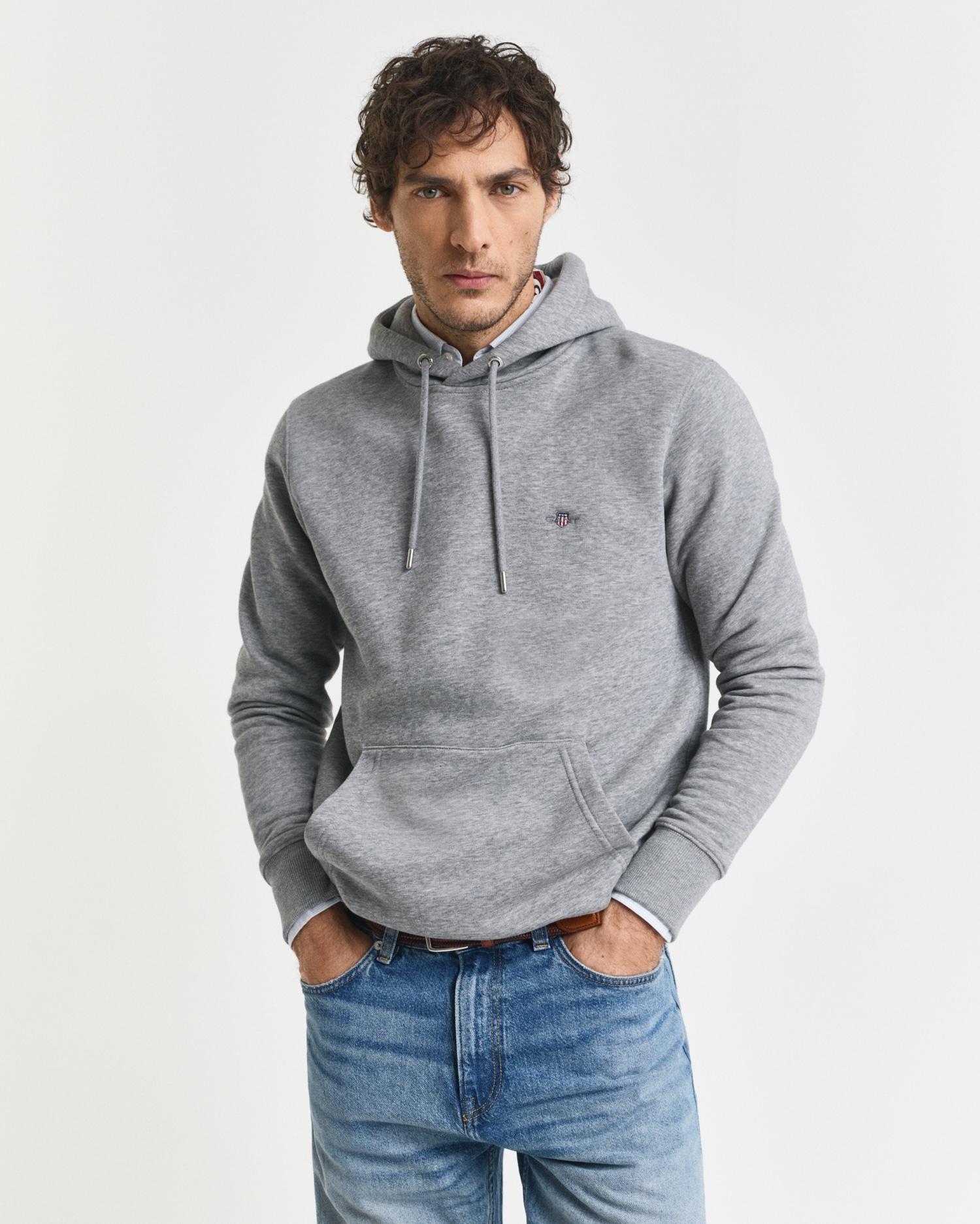 Gant "REG SHIELD HOODIE", mit Logostickerei auf der Brust günstig online kaufen