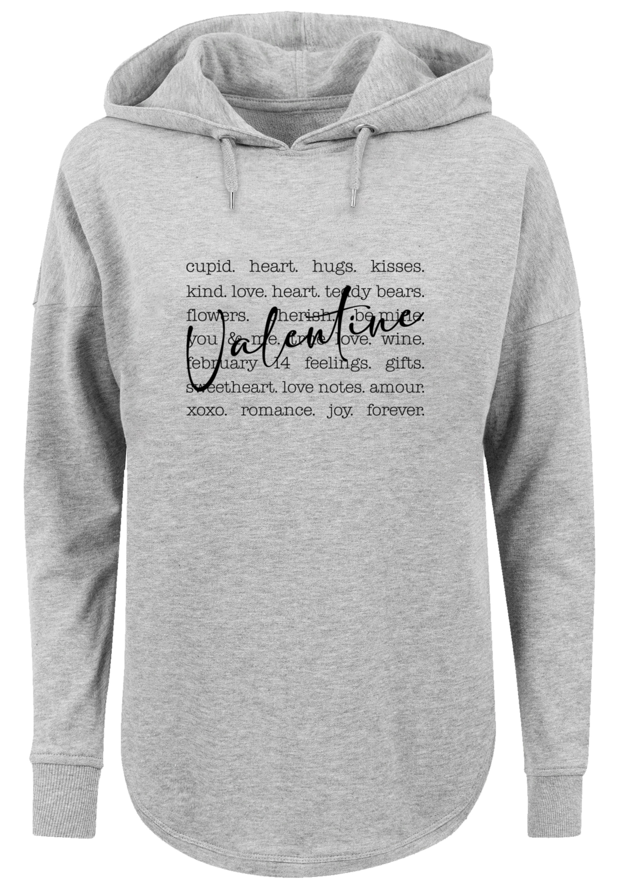 F4NT4STIC Kapuzenpullover »Valentine Herz Hugs Kisses Love Flowers Joy«, Premium Qualität