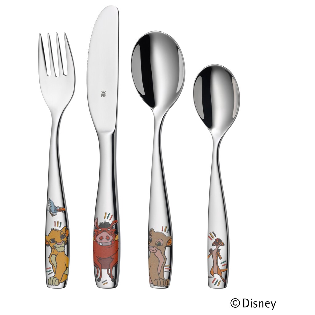 WMF Kinderbesteck »Lion King«, (Set, 4 tlg.)