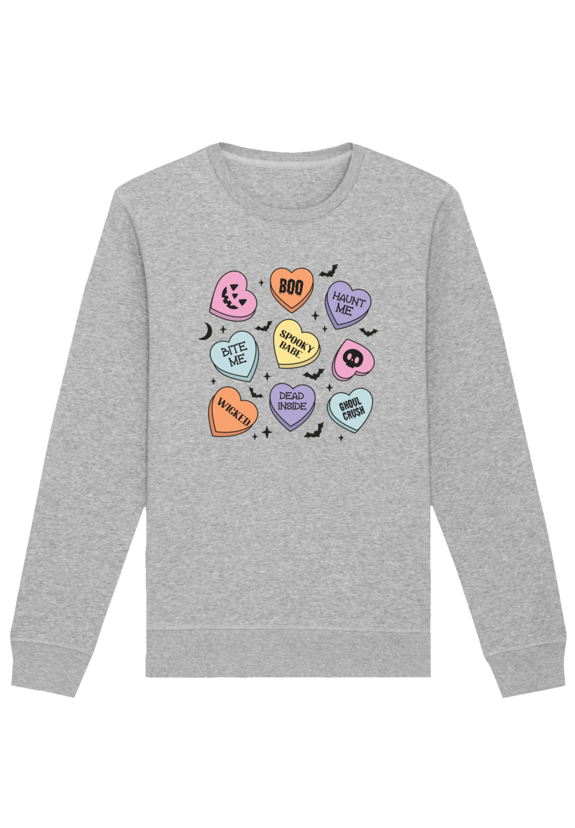 F4NT4STIC Sweatshirt "Retro Halloween Heart Candy Bats", Premium Qualität günstig online kaufen