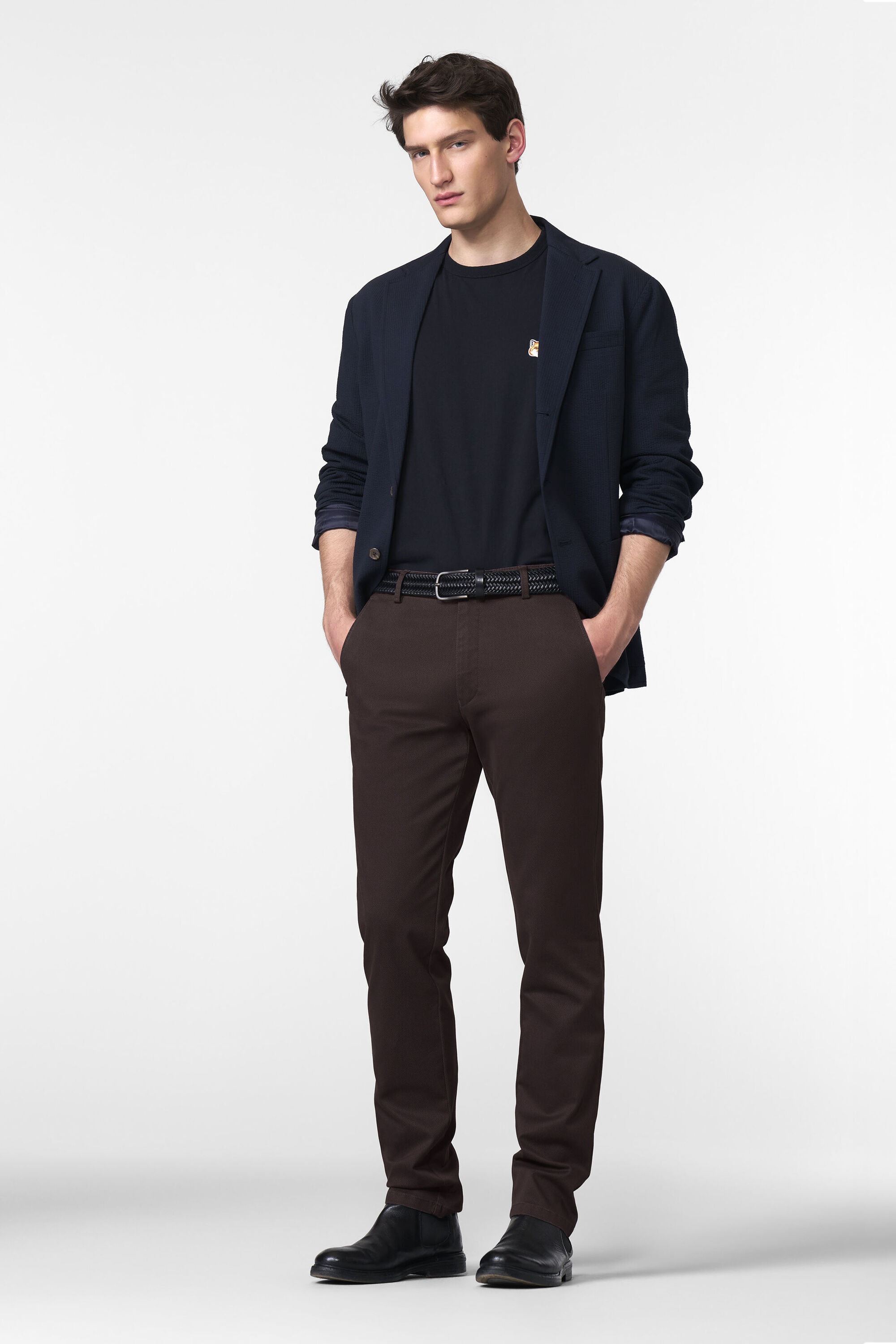 MEYER Chinos »BONN«, mit Micro Print