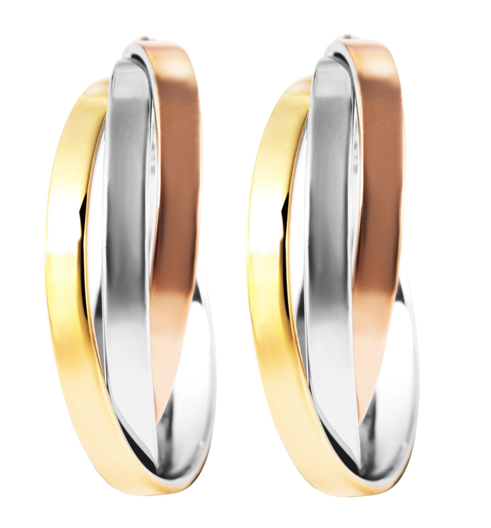 Adelia´s Paar Creolen "Damen Ohrringe – Creole aus Edelstahl" Perfekt als G günstig online kaufen