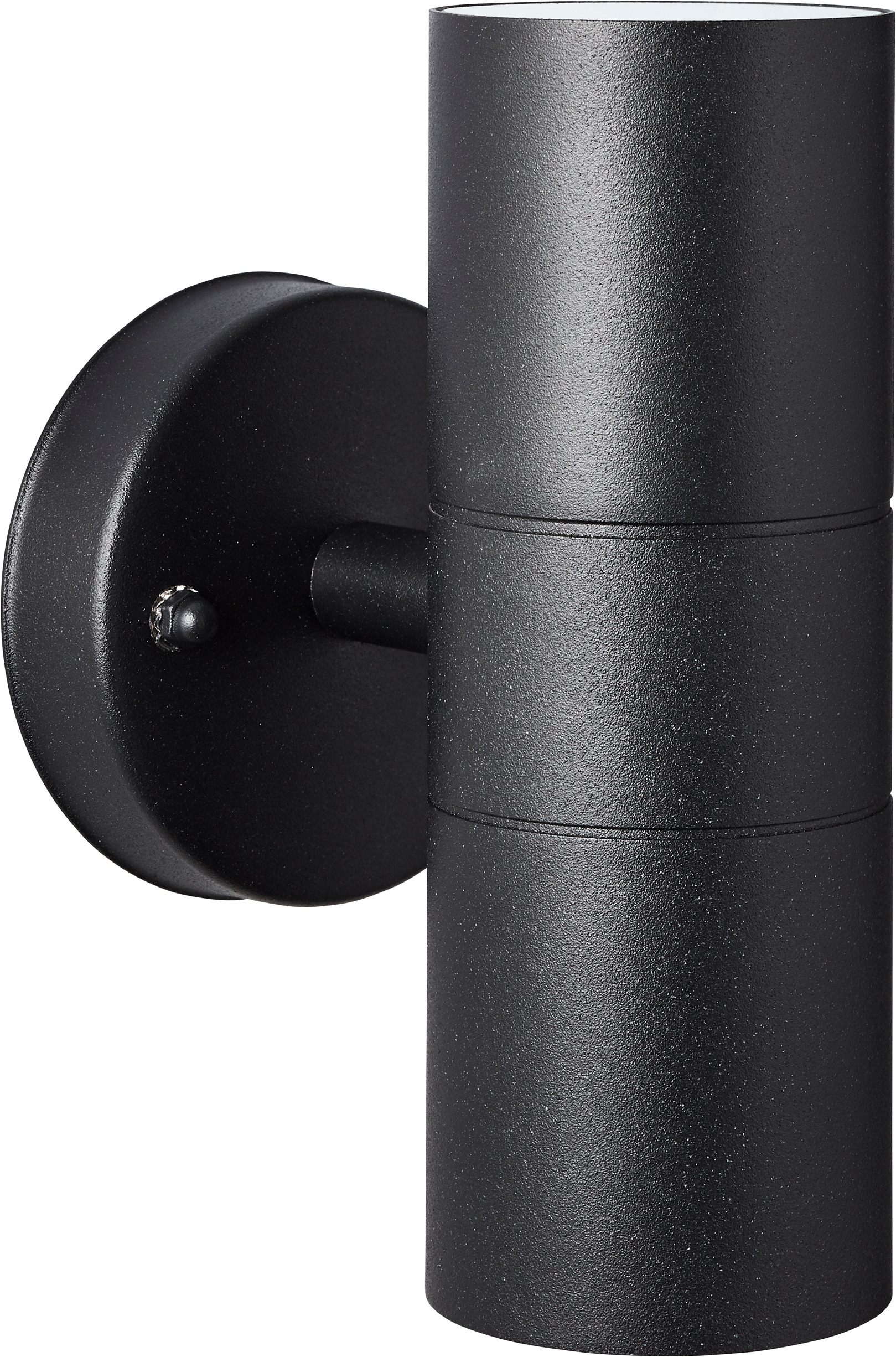 Brilliant Wandleuchte »Jandy« GU10 1 Stk. Außenwandlampe, 2x GU10, beidseitiger Lichtauslass Metall/Glas schwarz