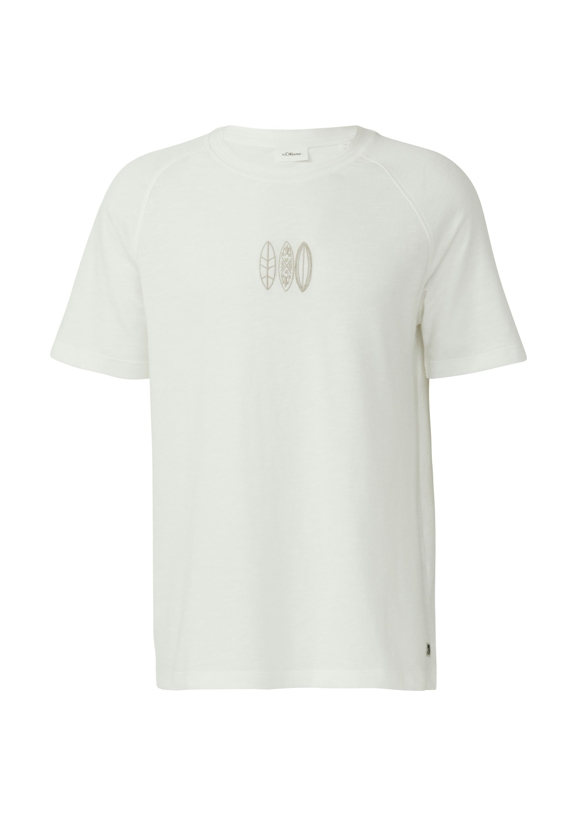 s.Oliver T-Shirt mit Stickerei auf der Brust