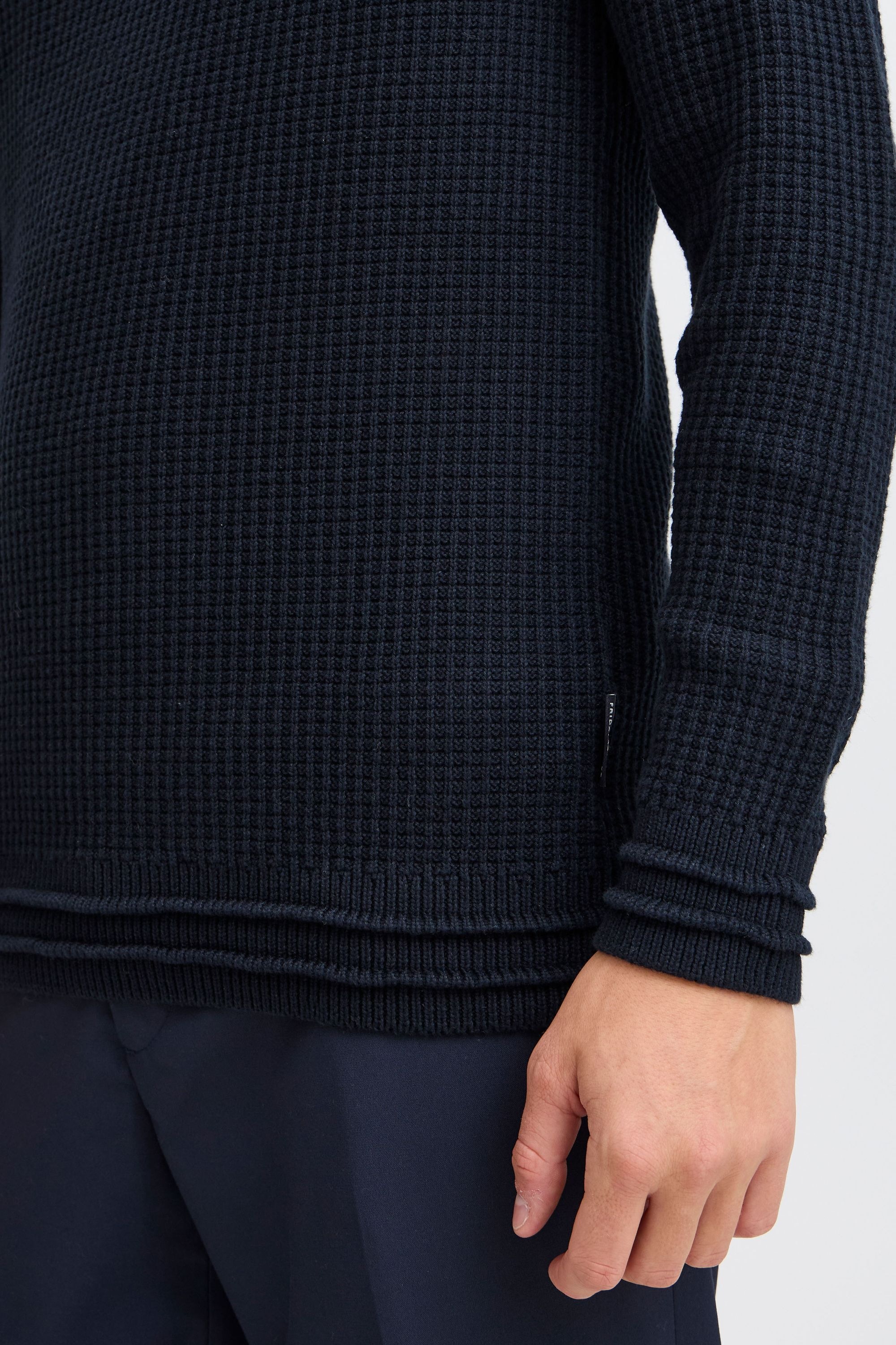 Casual Friday Troyer »Troyer CFKARL halfzip structured knit«