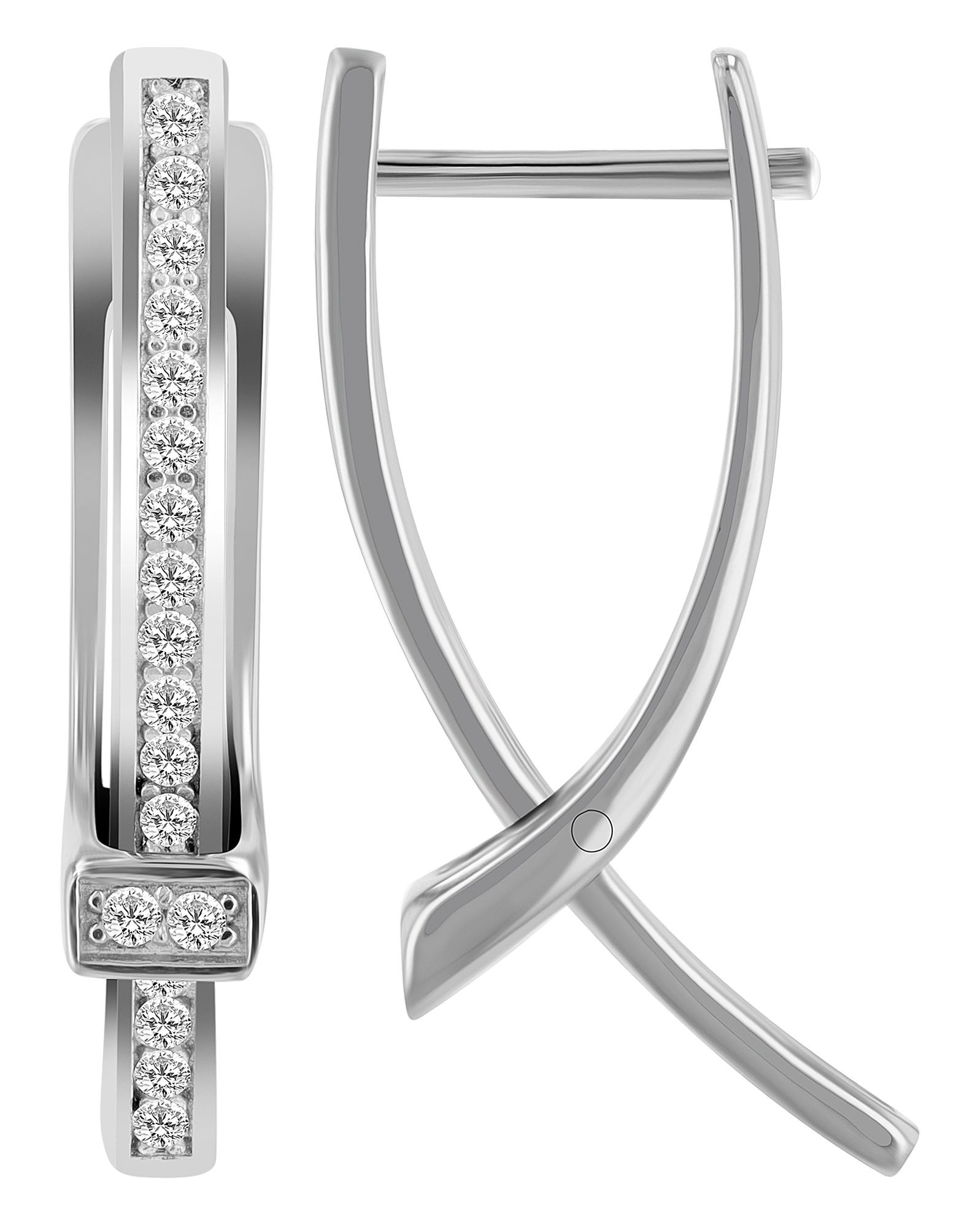 Adelia's Aurela Damen Creolen Silber 2
