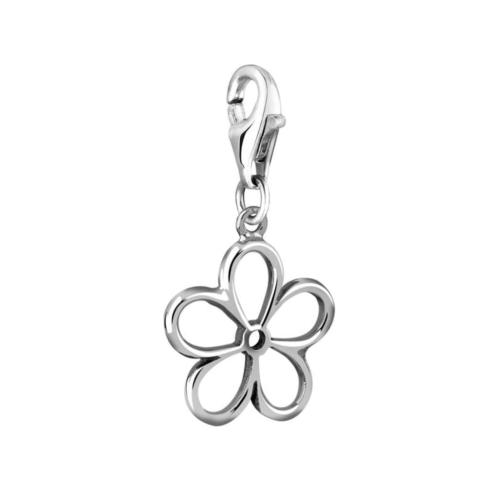 Nenalina Charm-Einhänger »Anhänger Blume Flower Sommer 925 Silber«