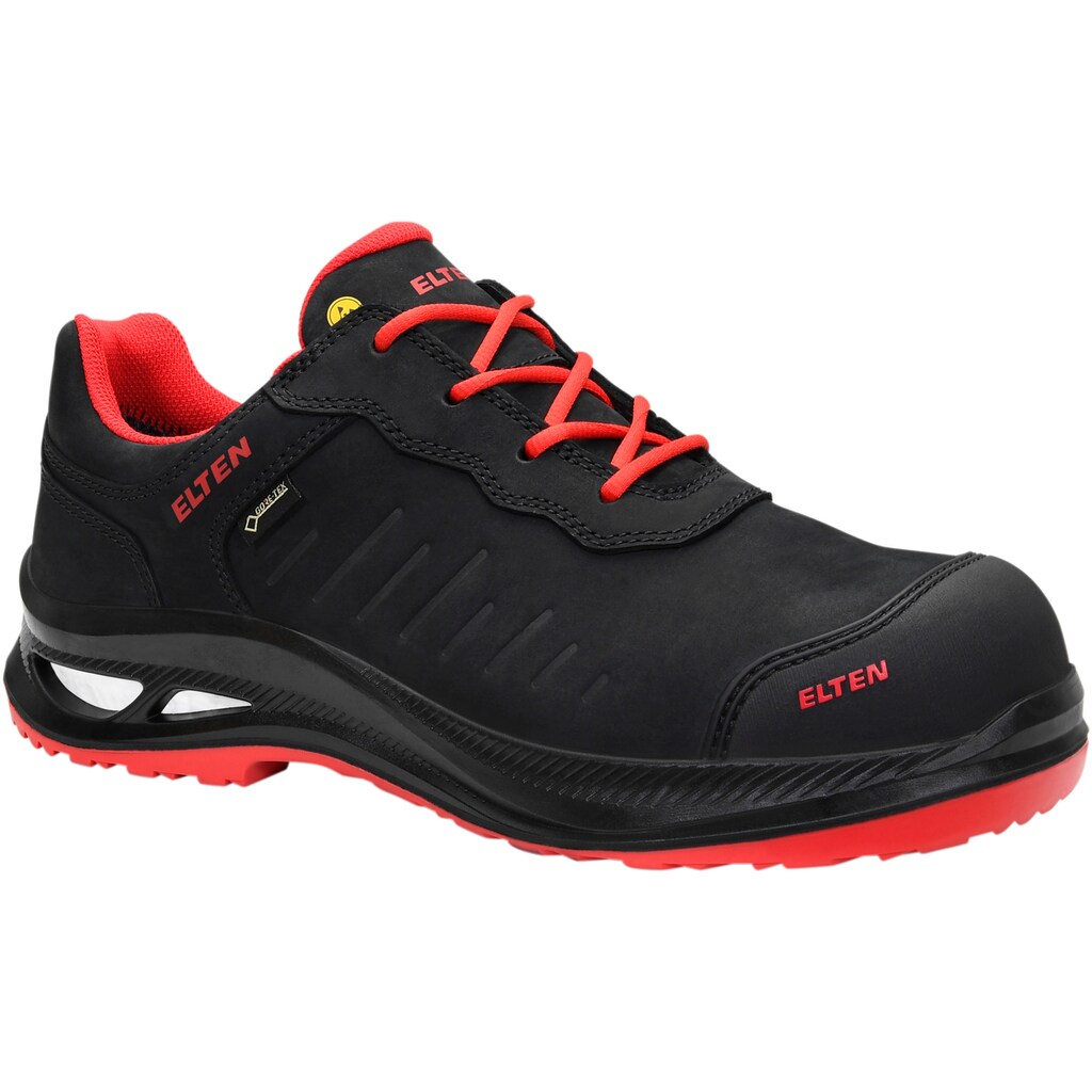 Elten Sicherheitsstiefel »STEWART XXG Pro GTX black-red Low ESD S3 HI CI«