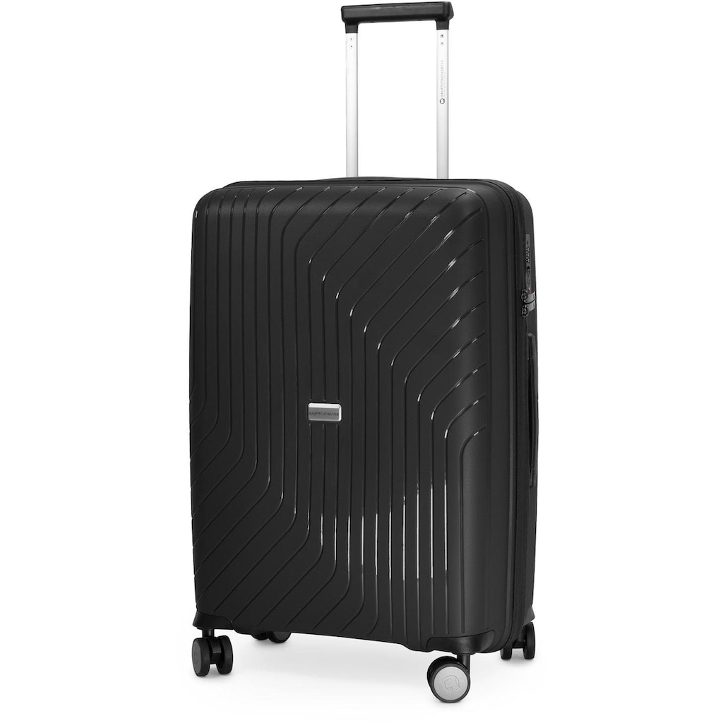 Hauptstadtkoffer Hartschalen-Trolley »TXL, 66 cm, schwarz«, 4 Rollen