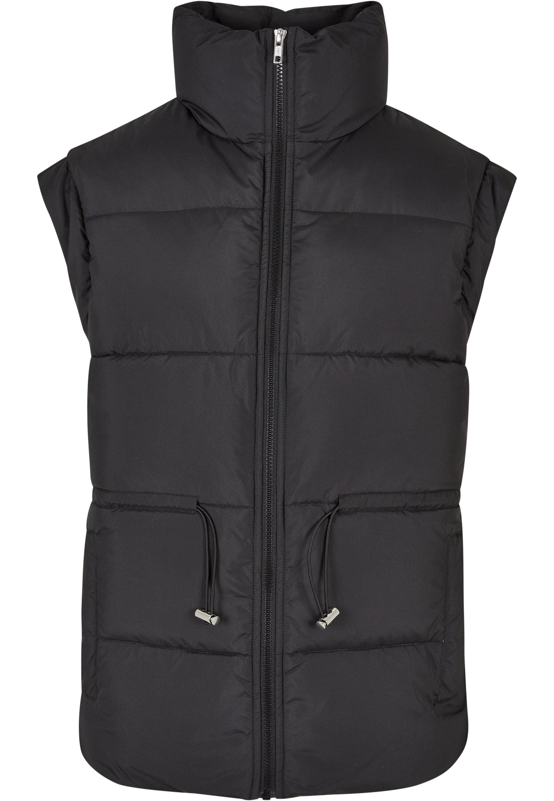 URBAN CLASSICS Jerseyweste "Urban Classics Damen Ladies Waisted Puffer Vest", (1 tlg.)