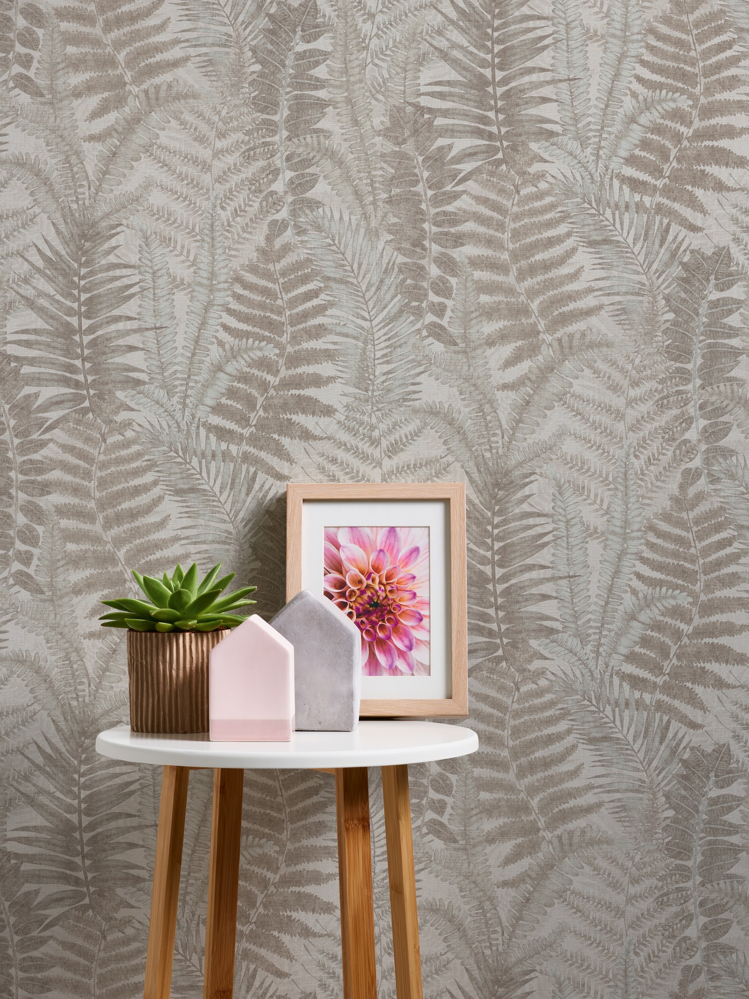 living walls Vliestapete »Famous Garden Blätter-Tapete Mustertapete Pflanzen Blattmotiv«, matt, Vliestapete floral für Schlafzimmer Küche Wohnzimmer Blätter Design