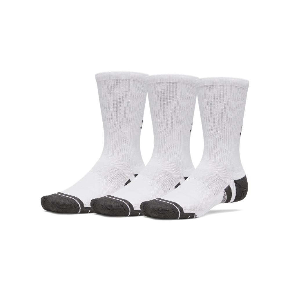 Under Armour Sportsocken "NEW UA PERF TECH 3PK CREW" Packung, 3 Paar tlg. 3er-Pack, für sportliche Aktivitäten, angenehme Passform