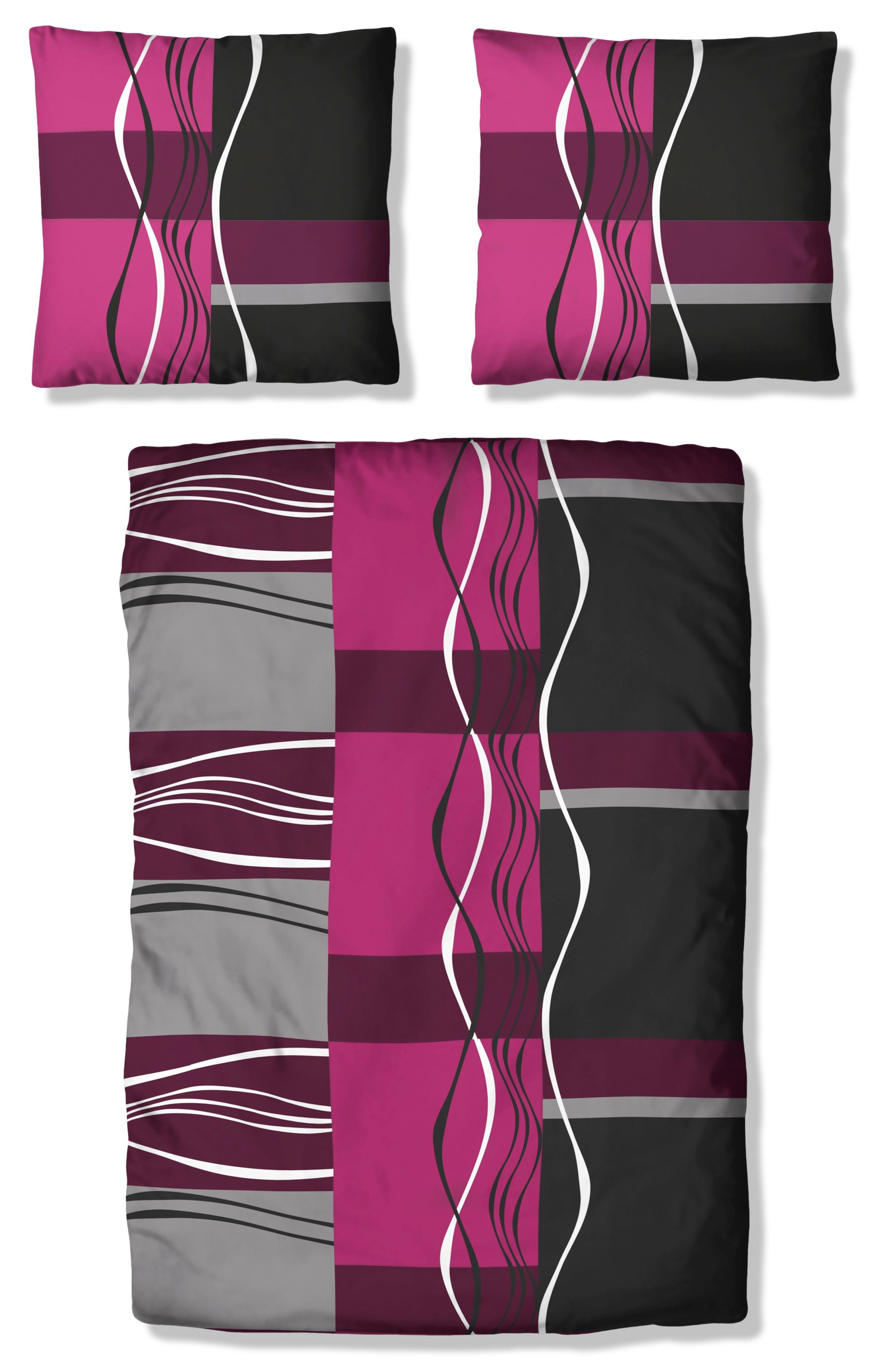 OTTO home Bettwäsche "Kelian" 2 Stk. in verschiedenen Qualitäten, gemustert günstig online kaufen