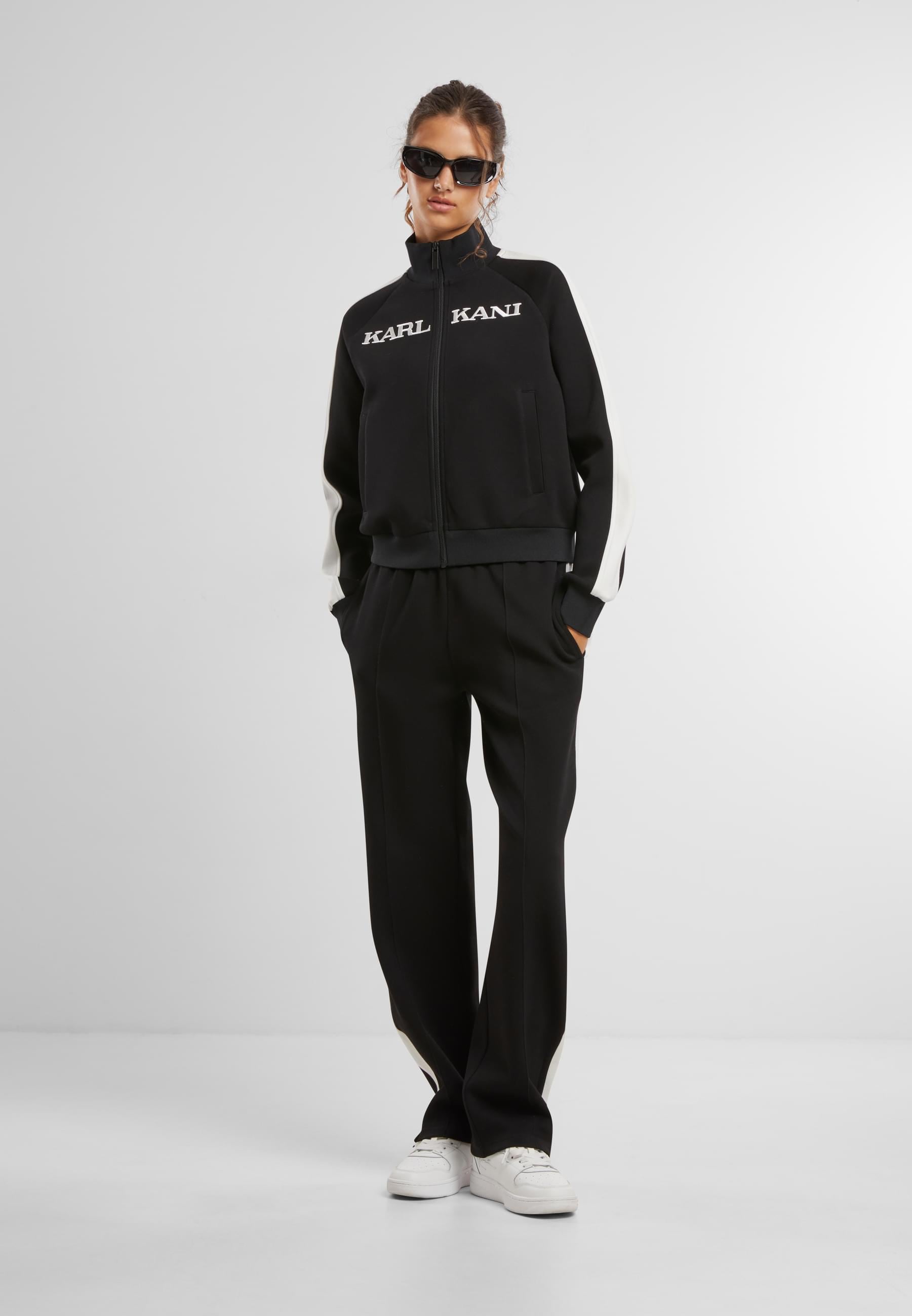 Karl Kani Trainingsjacke »Karl Kani Kk Retro Sidestripe Trackjacket«, (1 St.), ohne Kapuze